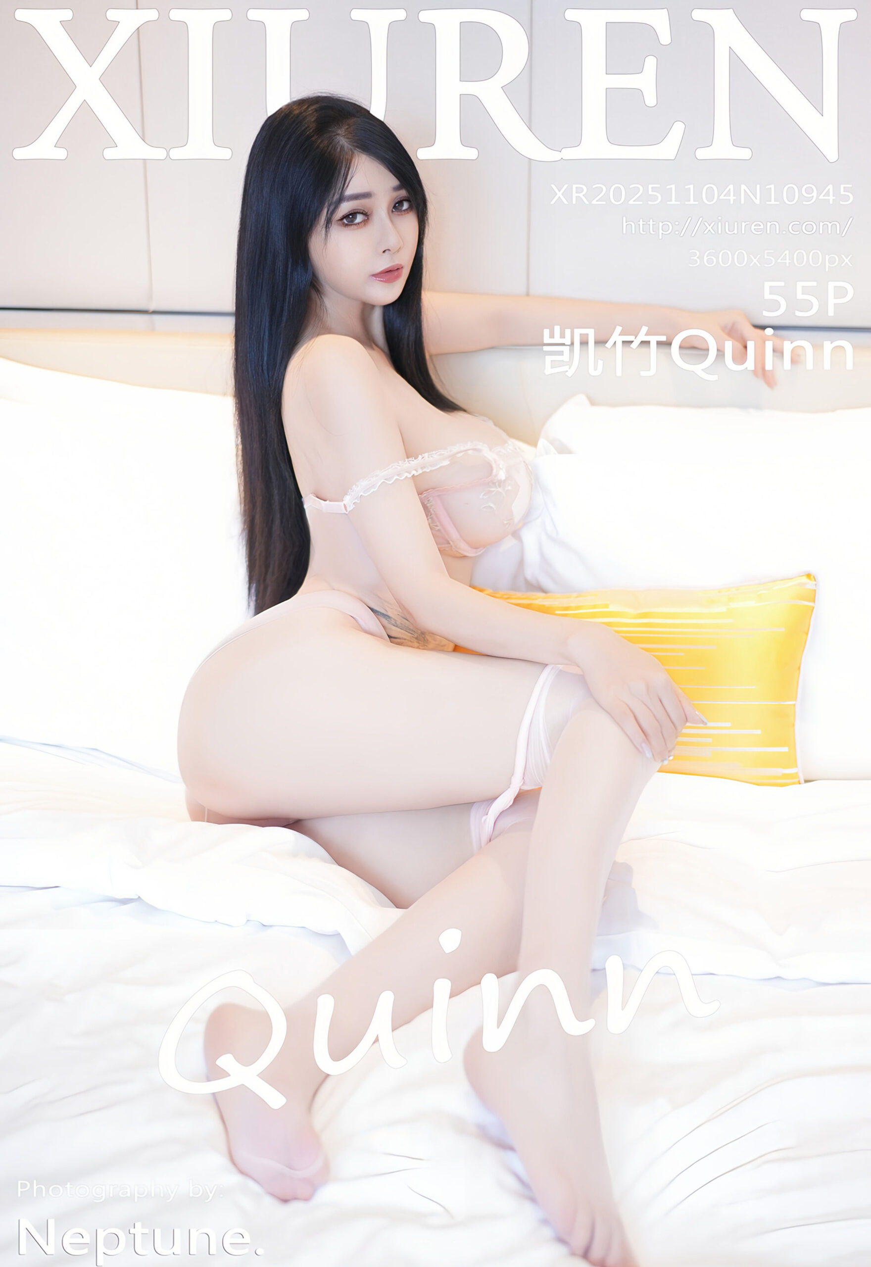 [XiuRen秀人网] No.10945 凯竹Quinn 紫色连衣裙 性感写真 [55张]