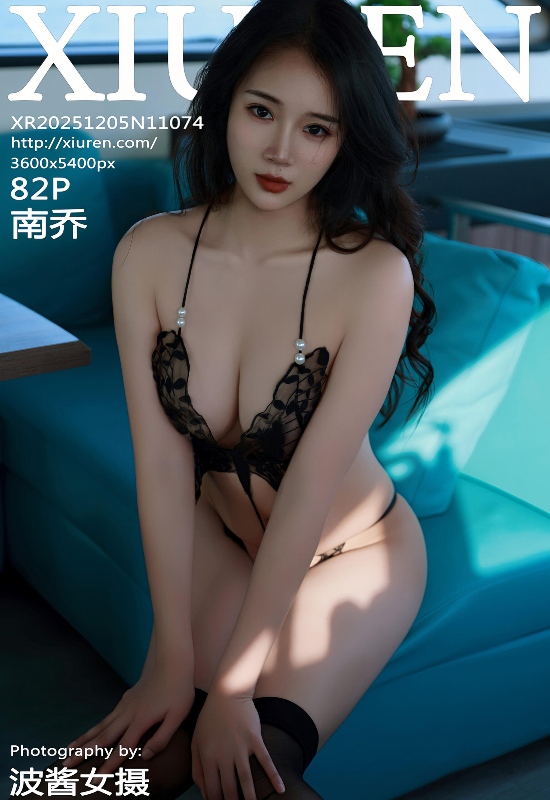 [XiuRen秀人网] No.11074 南乔 黑色连衣短裙 性感写真 [82张]