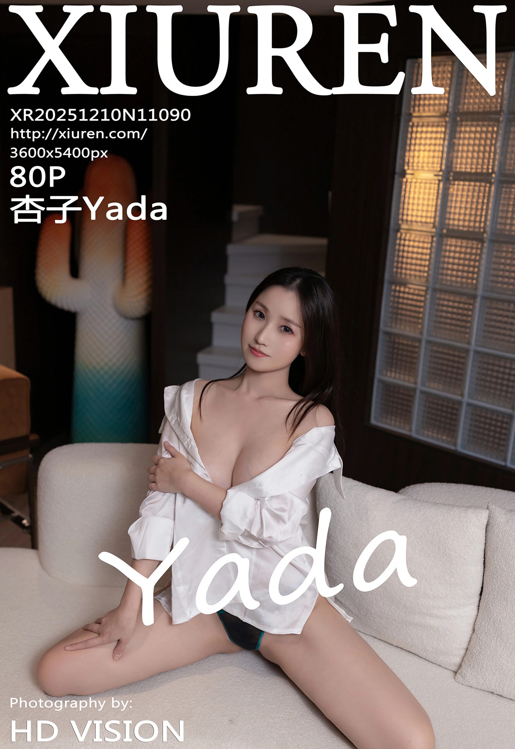 [XiuRen秀人网] 杏子Yada 白色衬衫 魅惑黑丝 性感写真 [80张]