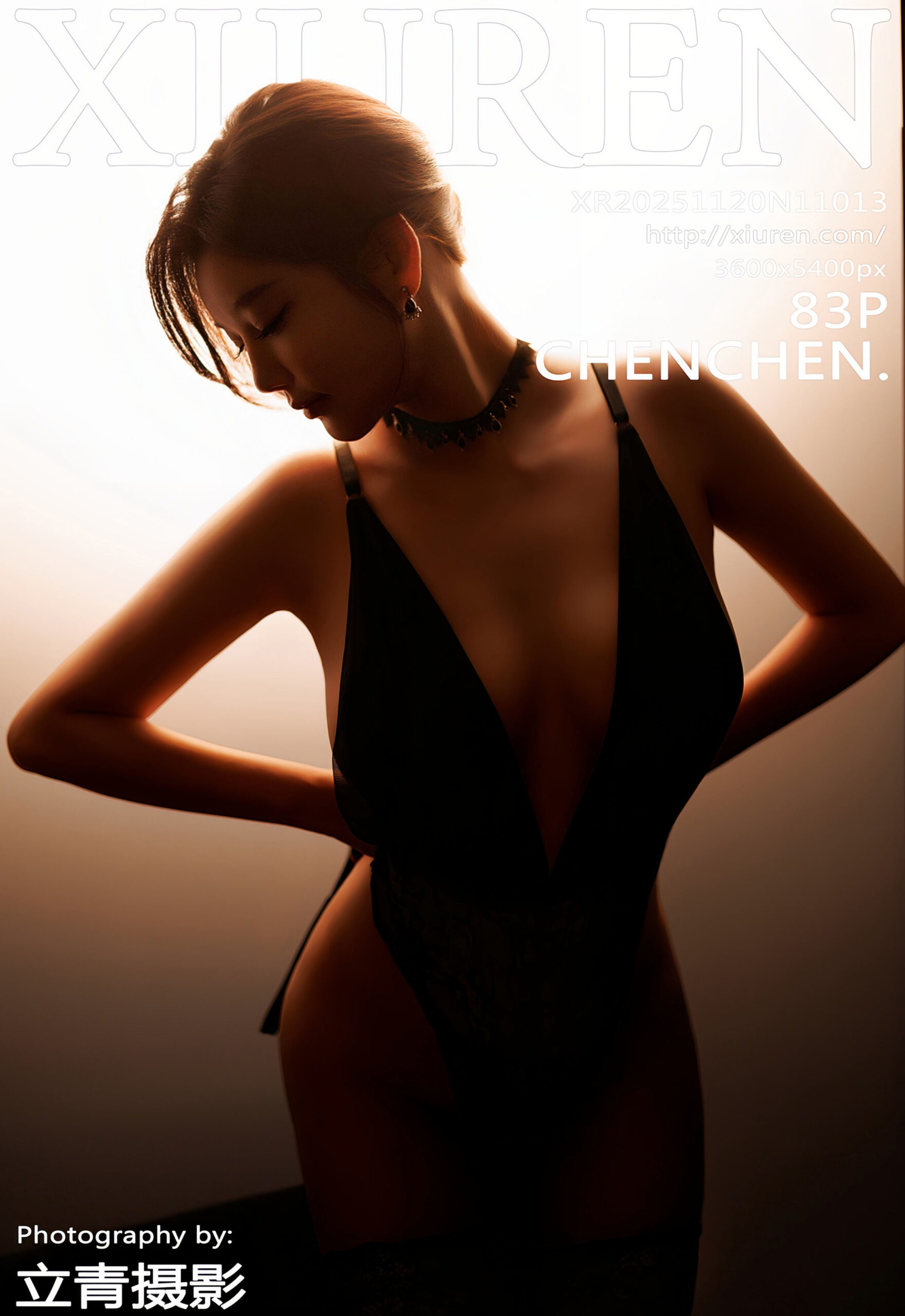 [XiuRen秀人网] No.11013 杨晨晨 性感黑色内衣 西安旅拍写真 [83张]