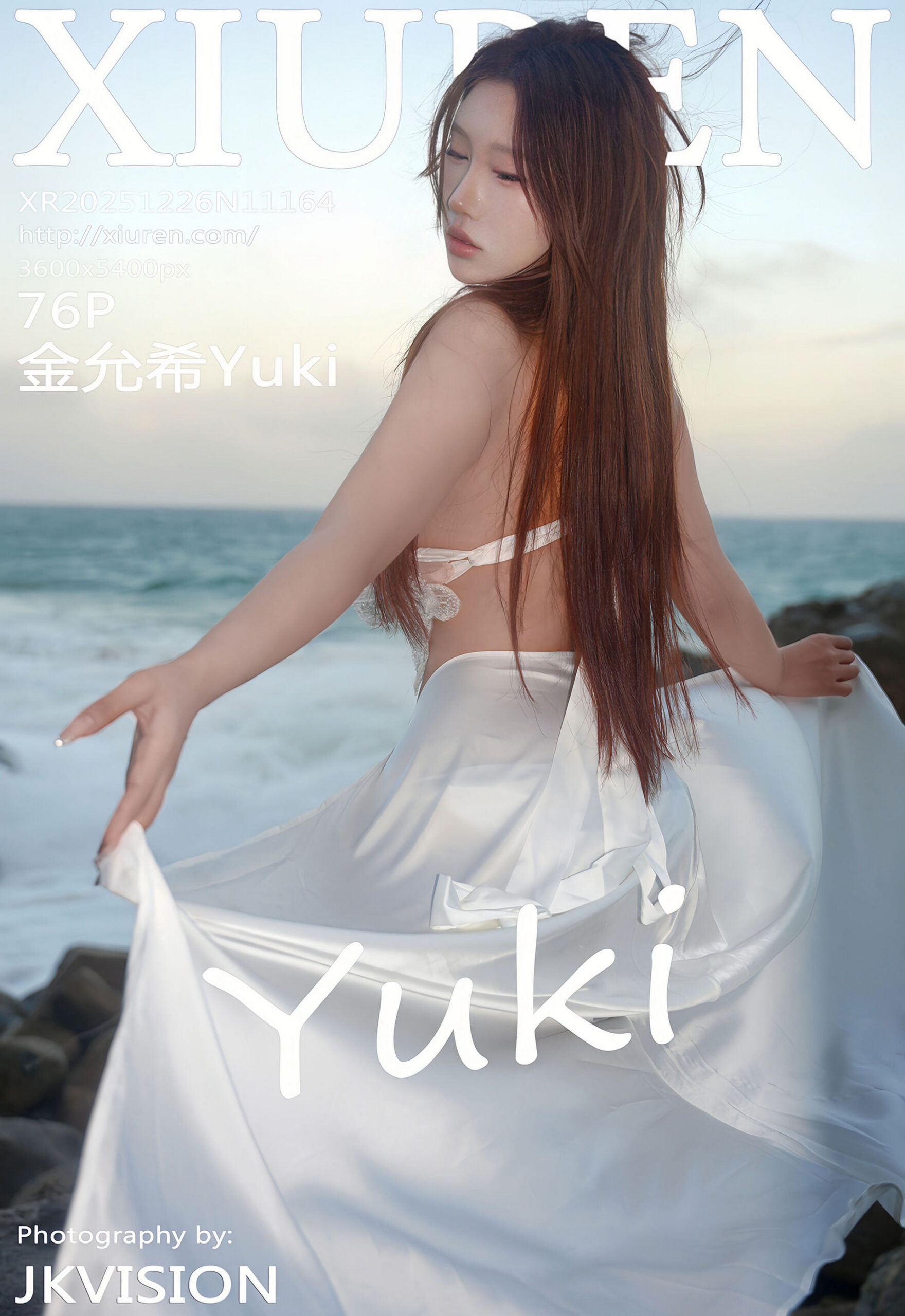 [XiuRen秀人网] No.11164 金允希Yuki 白色泳衣 性感写真 [76张]