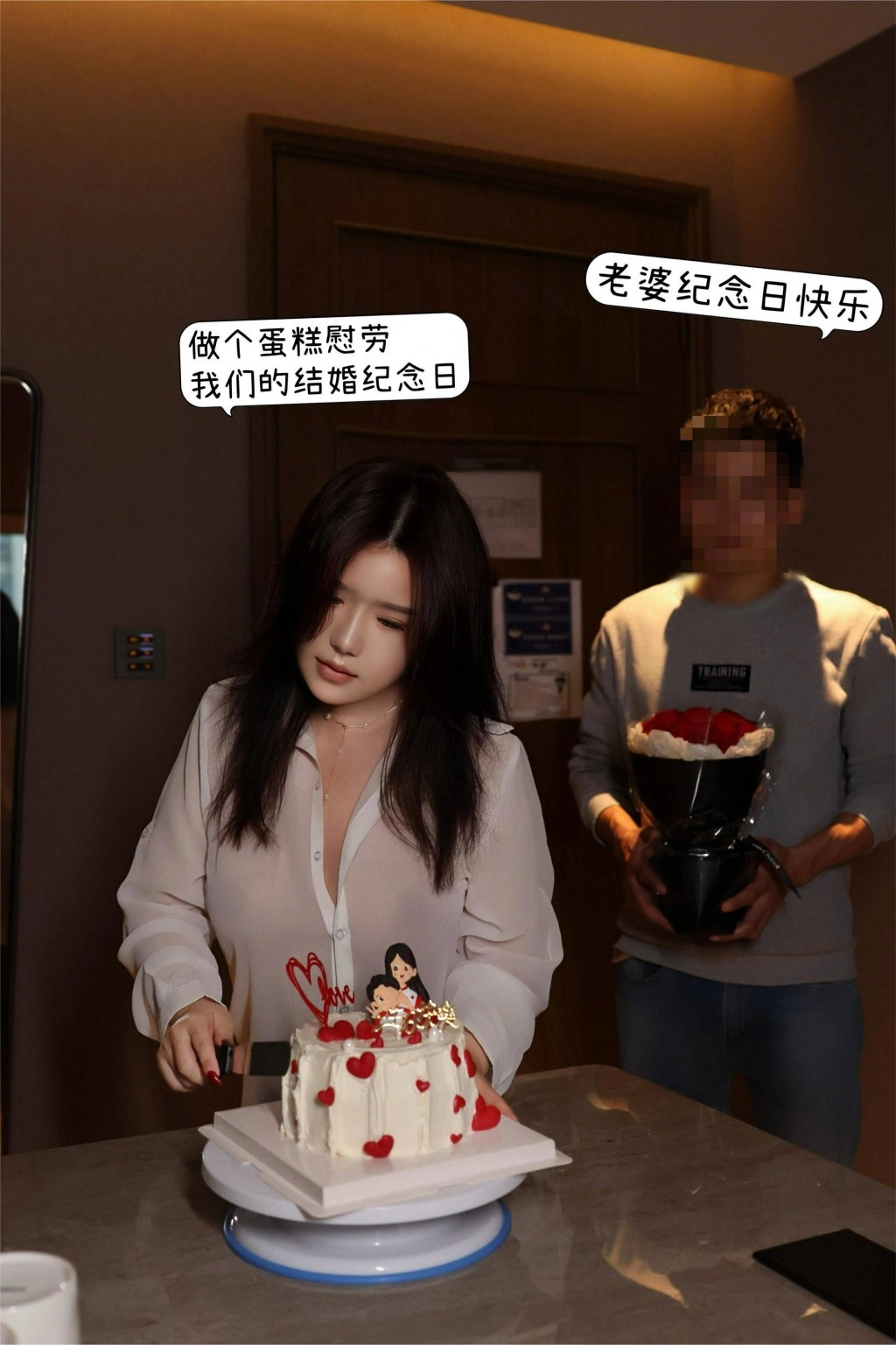 Xiuren秀人网 小薯条nienie 内购福利 大胆演绎结婚纪念日的特别写真