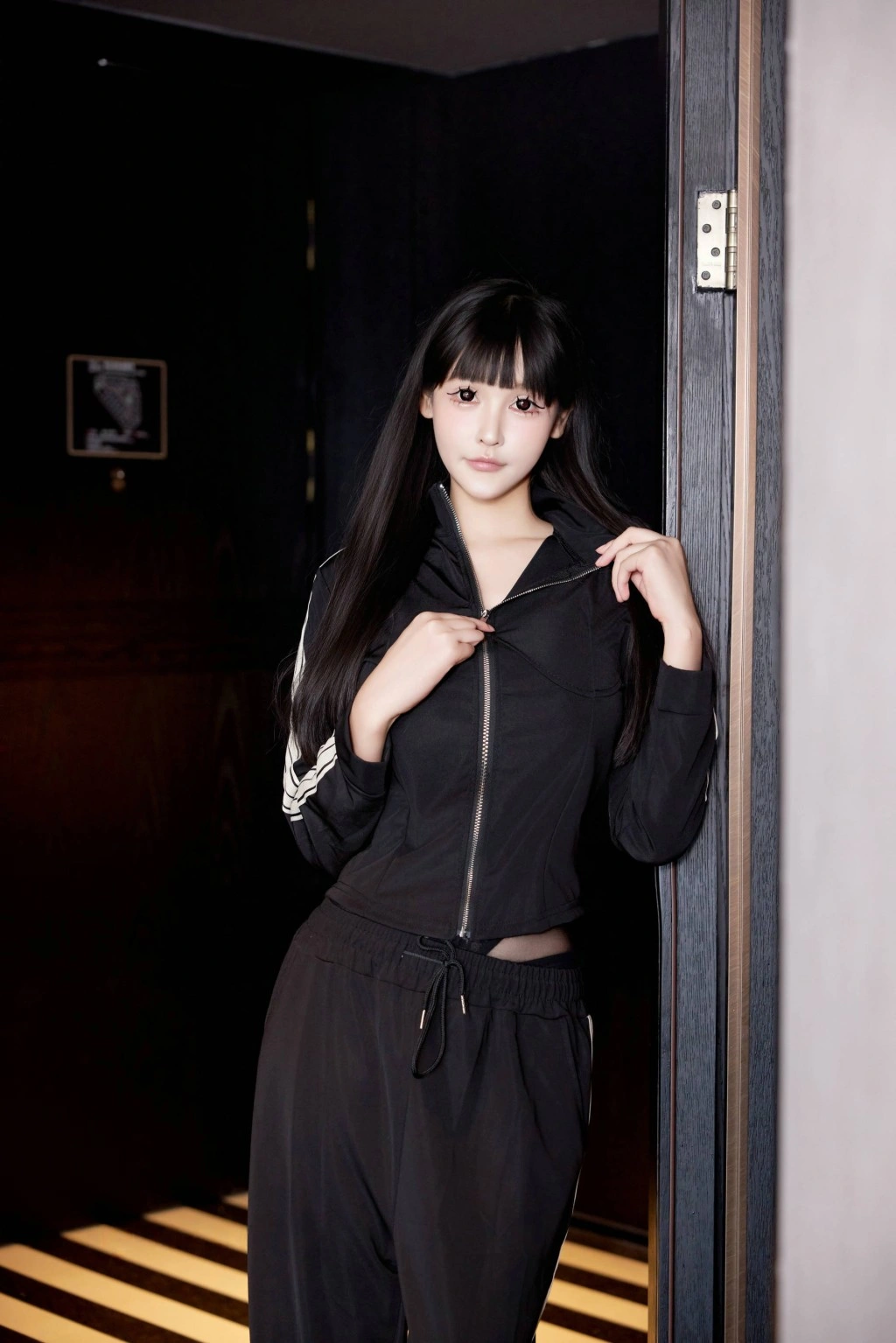 秀人网 智恩baby 黑色蕾丝内衣性感私拍写真在线欣赏