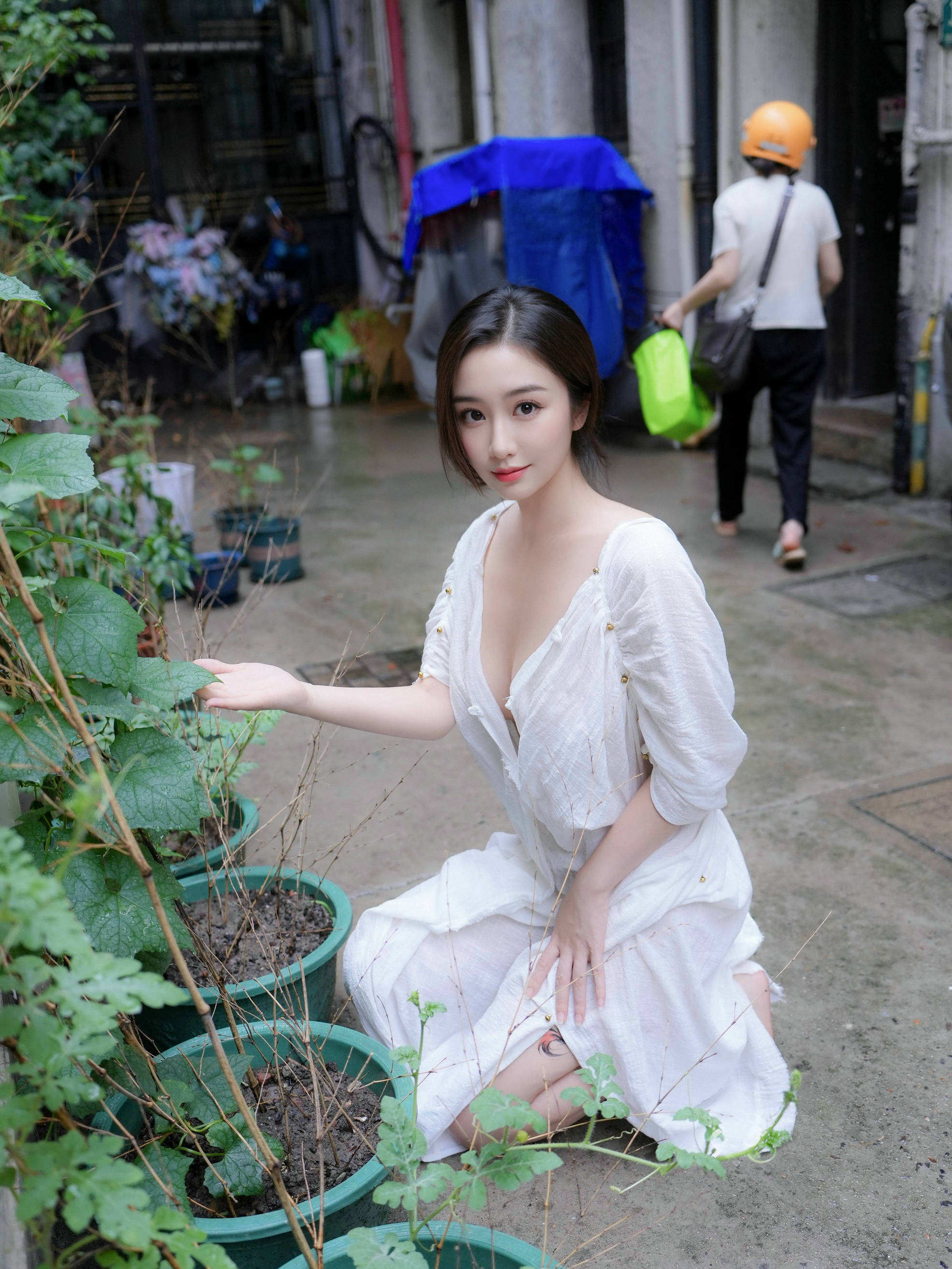 秀人网 楠芝 白裙私拍写真 魅惑韵味十足插图1 秀人网 楠芝 白裙私拍写真 魅惑韵味十足