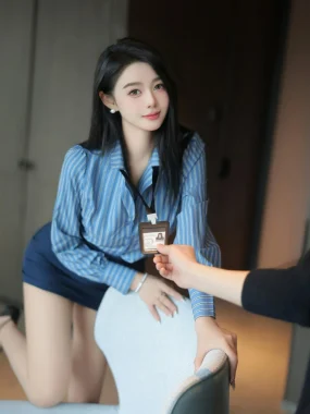 秀人网 candy糖糖 内购版写真 OL秘书办公室的小互动