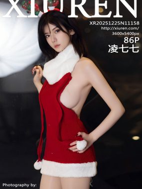 [XiuRen秀人网] No.11158 凌七七 红色毛衣 原色丝袜 性感写真 [86张]