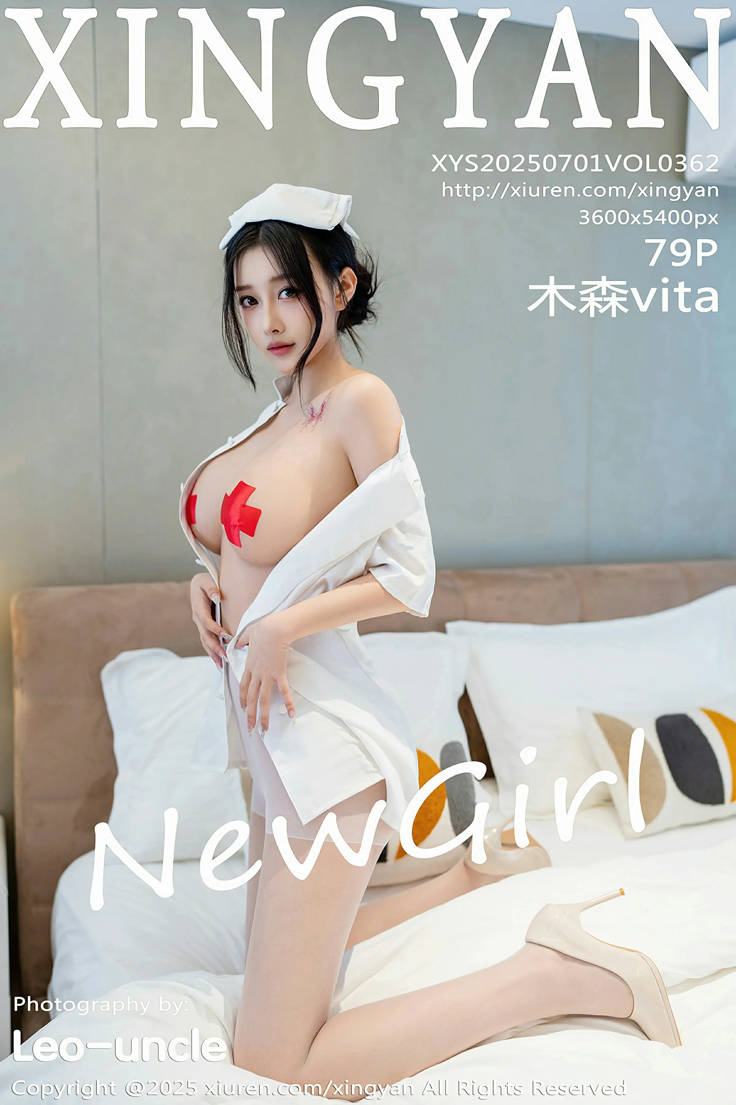 [XINGYAN星颜社] VOL.362 木森vita 新人首套写真 性感白色护士制服 [79张]
