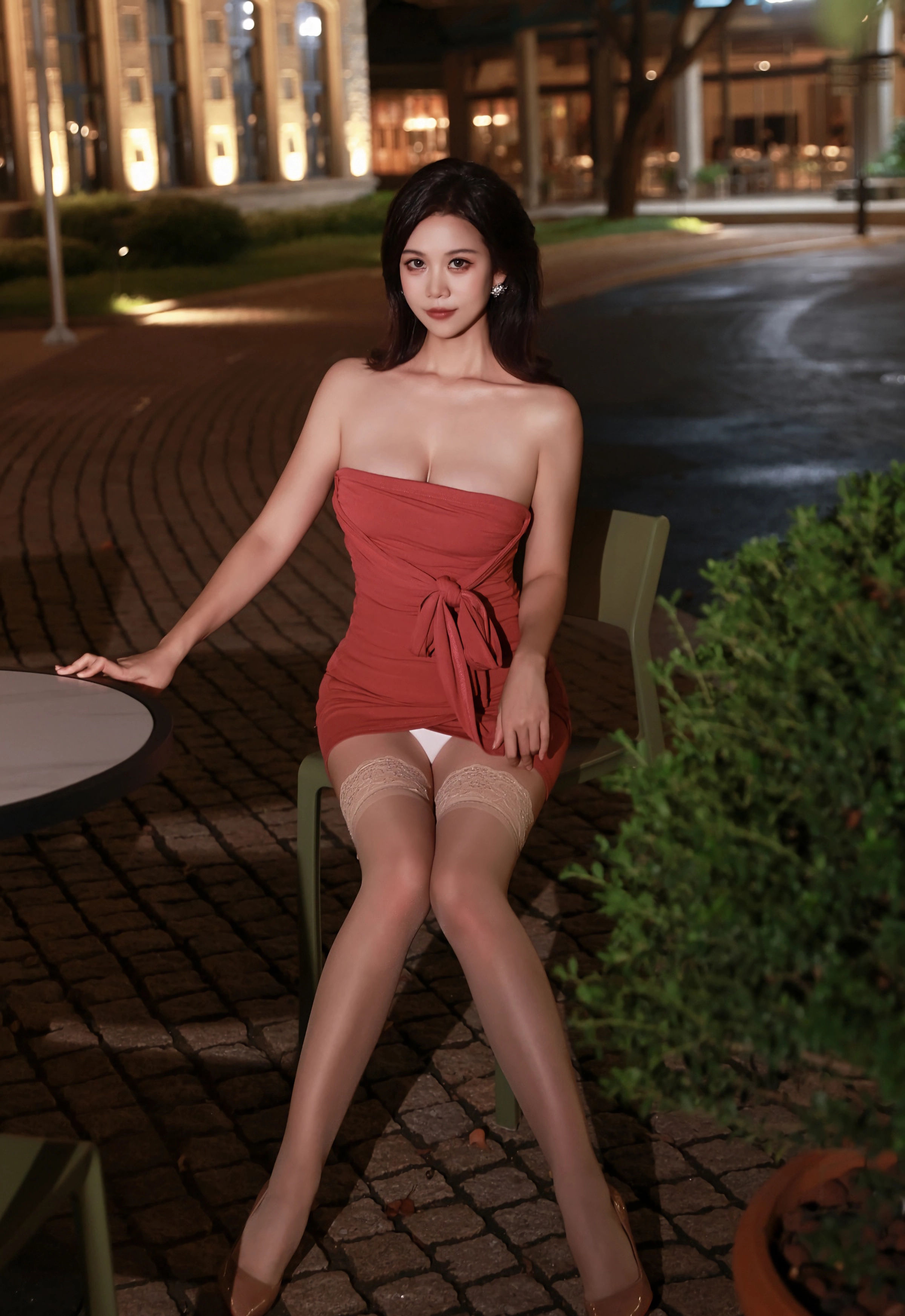 [XiuRen秀人网] No.10876 玫瑰我爱你 红色连衣短裙 性感写真 [71张]插图