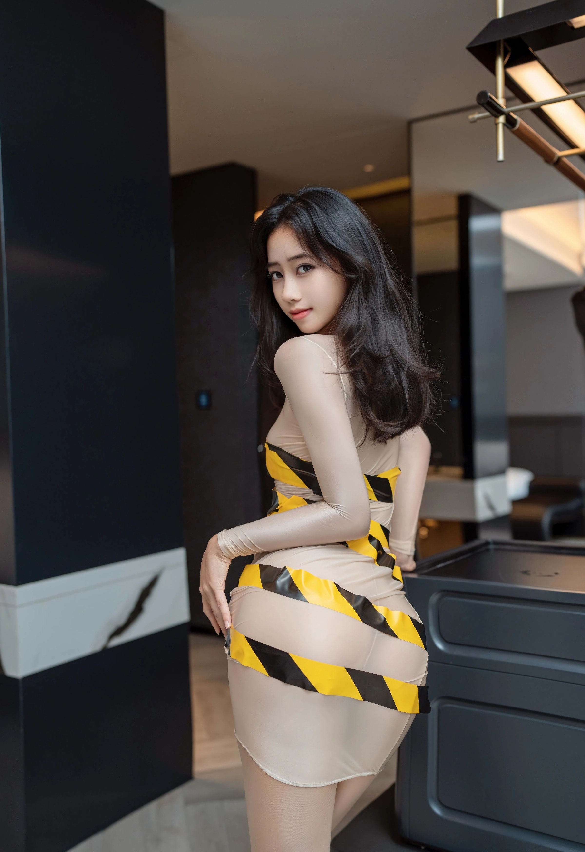 [XINGYAN星颜社] VOL.421 时安安 肉色连衣短裙 性感写真 [71张]插图1