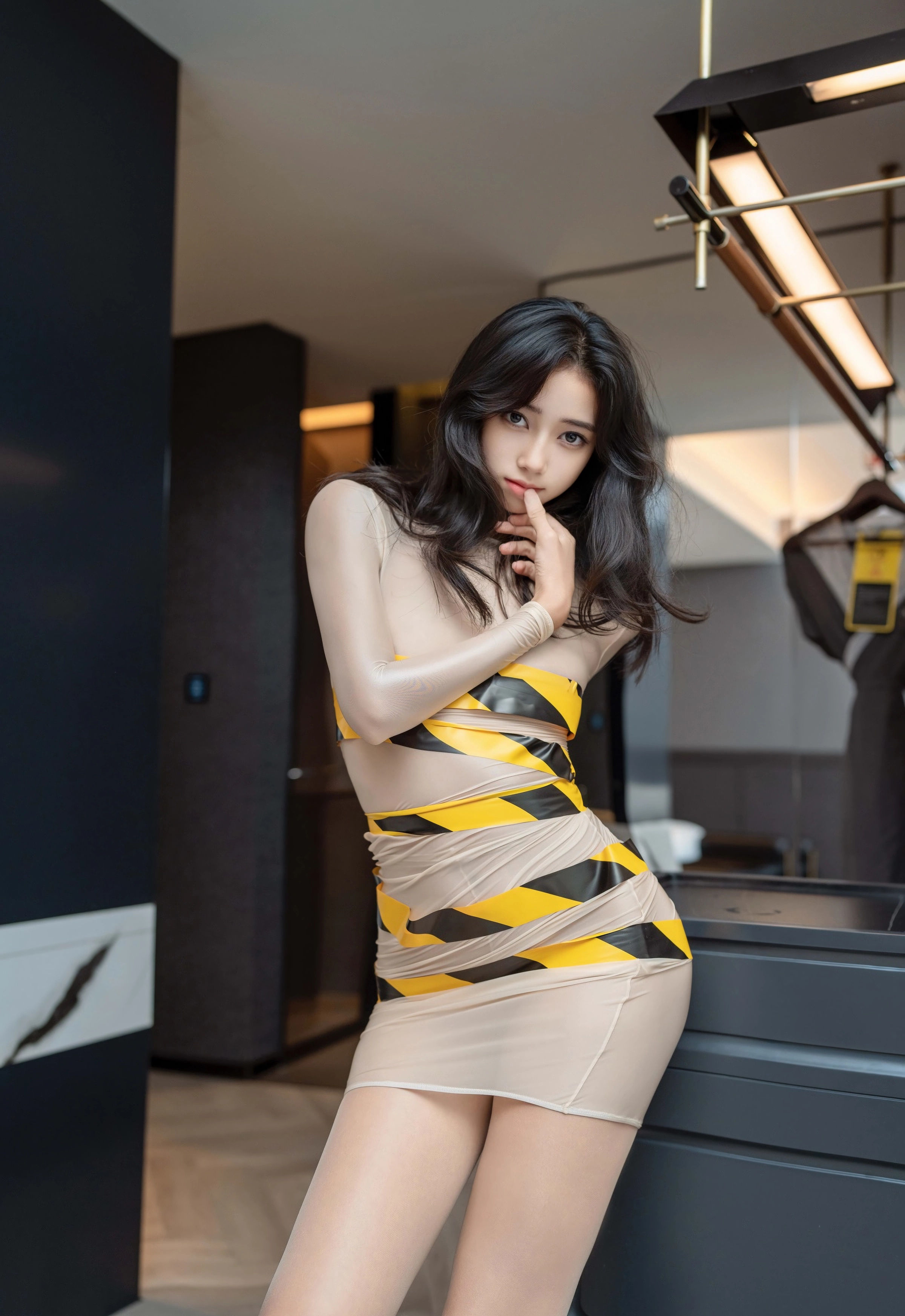 [XINGYAN星颜社] VOL.421 时安安 肉色连衣短裙 性感写真 [71张]插图1