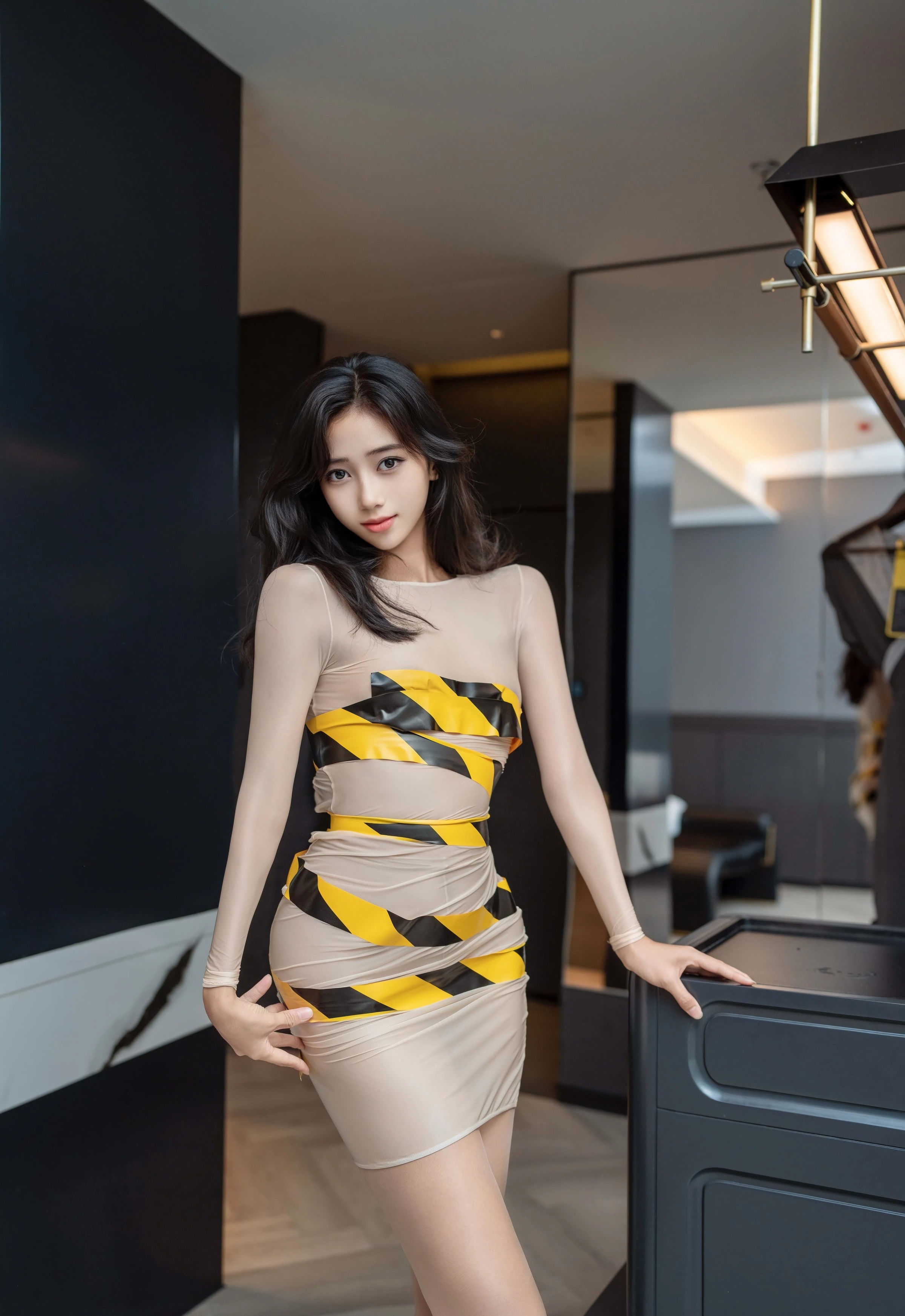 [XINGYAN星颜社] VOL.421 时安安 肉色连衣短裙 性感写真 [71张]插图