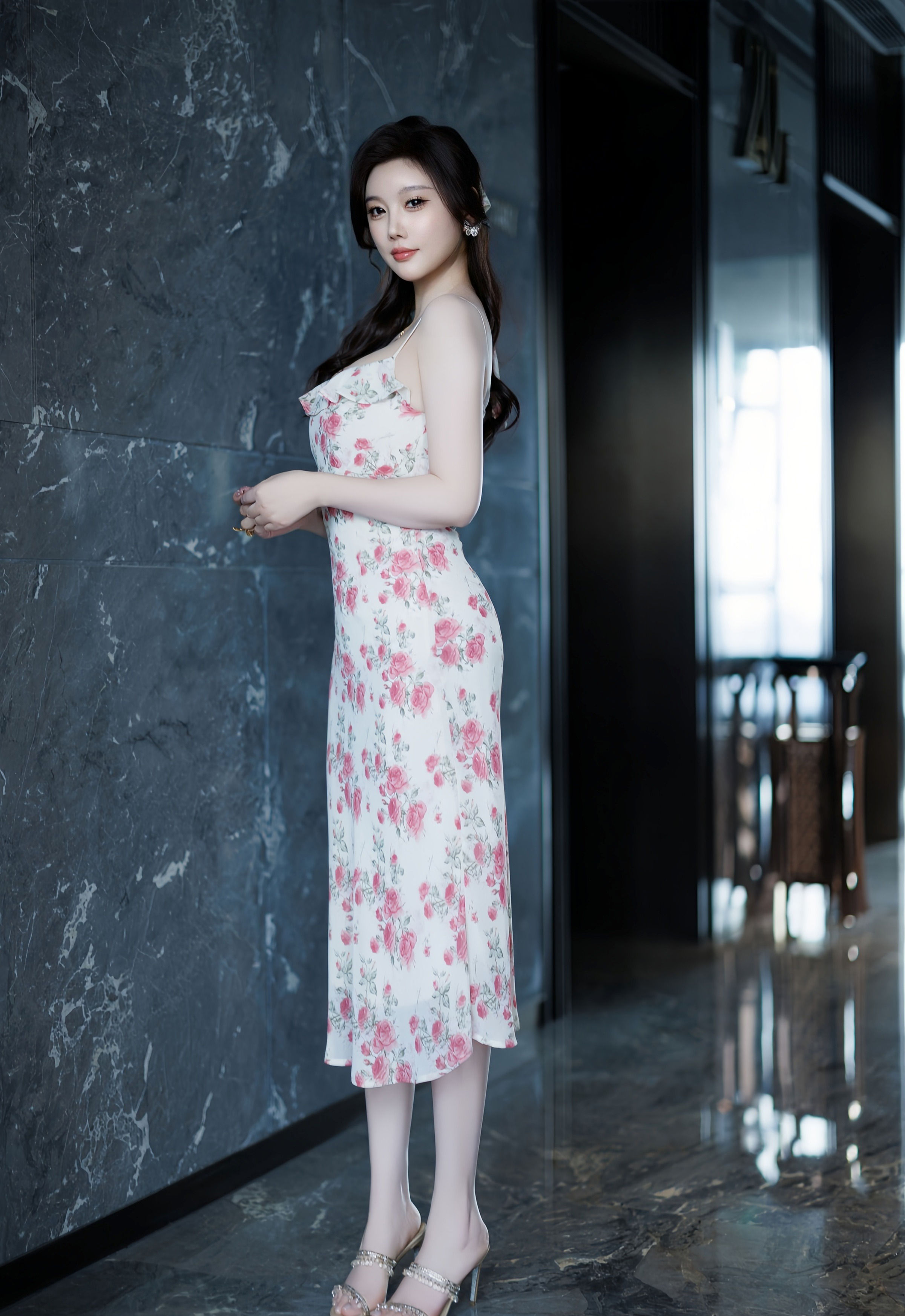 [XiuRen秀人网] No.10977 杨晨晨CHENCHEN 性感白色内衣 西安旅拍写真 [92张]插图1