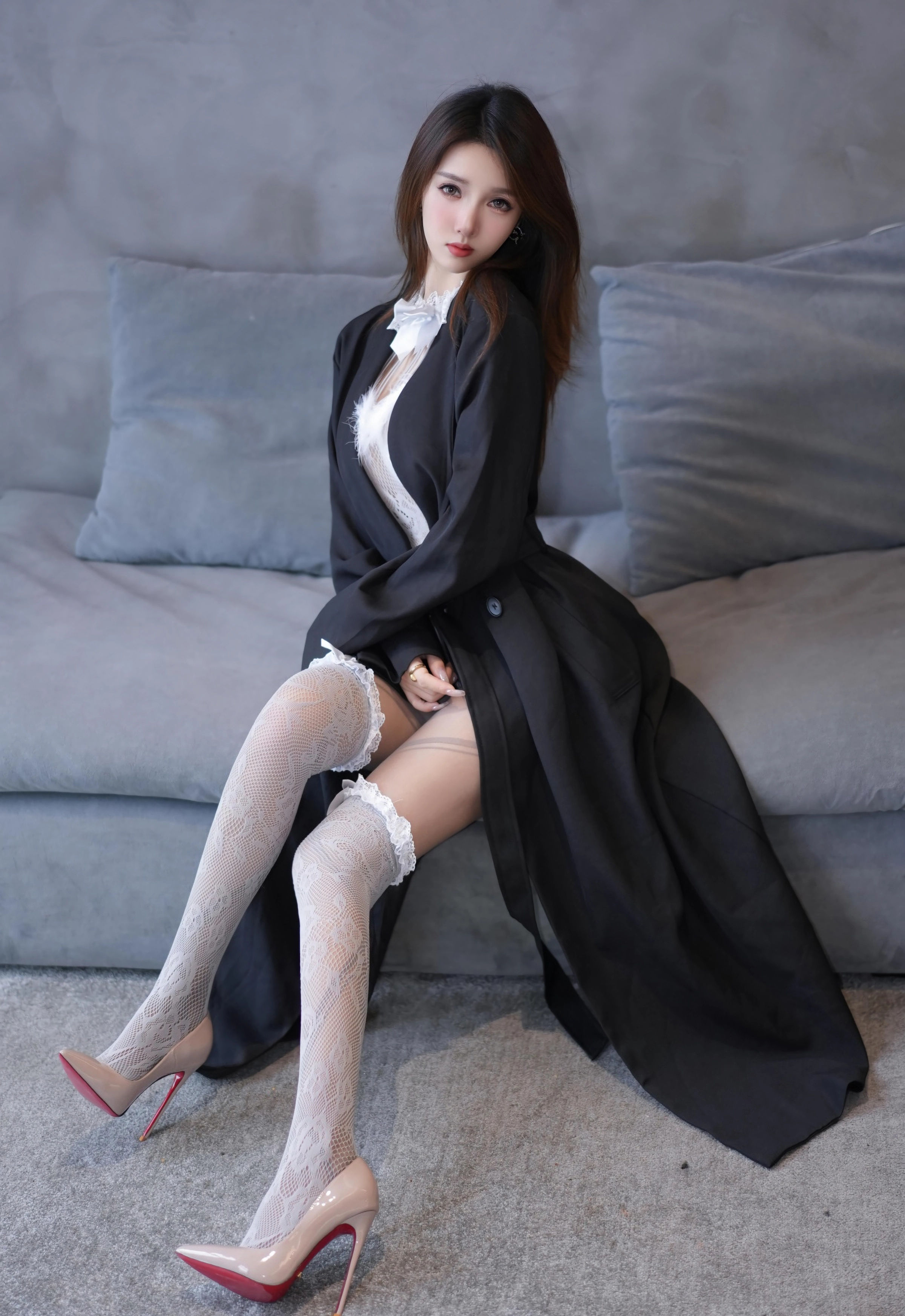 [XiuRen秀人网] No.10987 Twins-桃桃 Twins-夭夭 最新一期模特合集 [76张]插图1