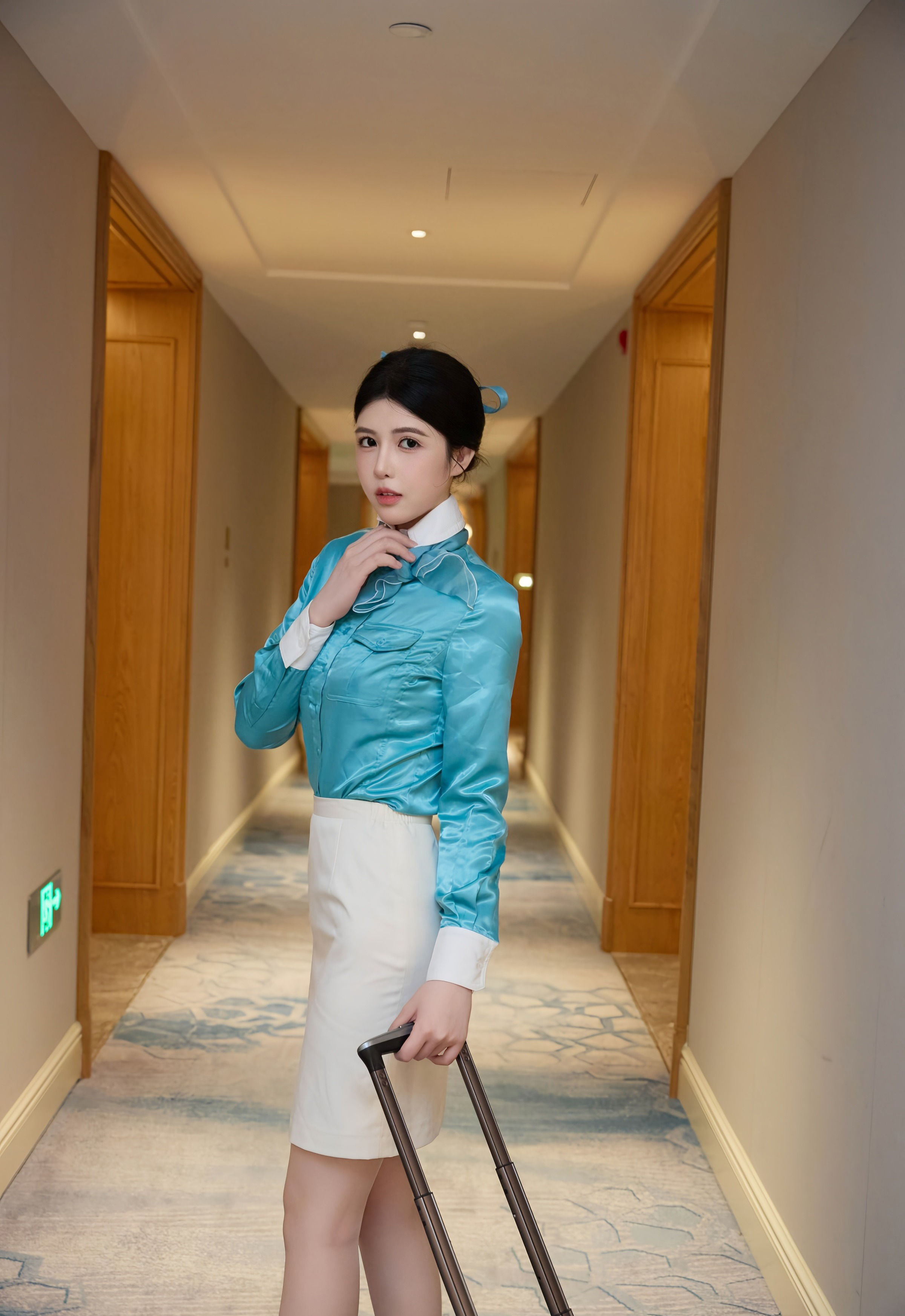 [XiuRen秀人网] No.10998 方蕾蕾 空姐制服诱惑 性感写真 [77张]插图1