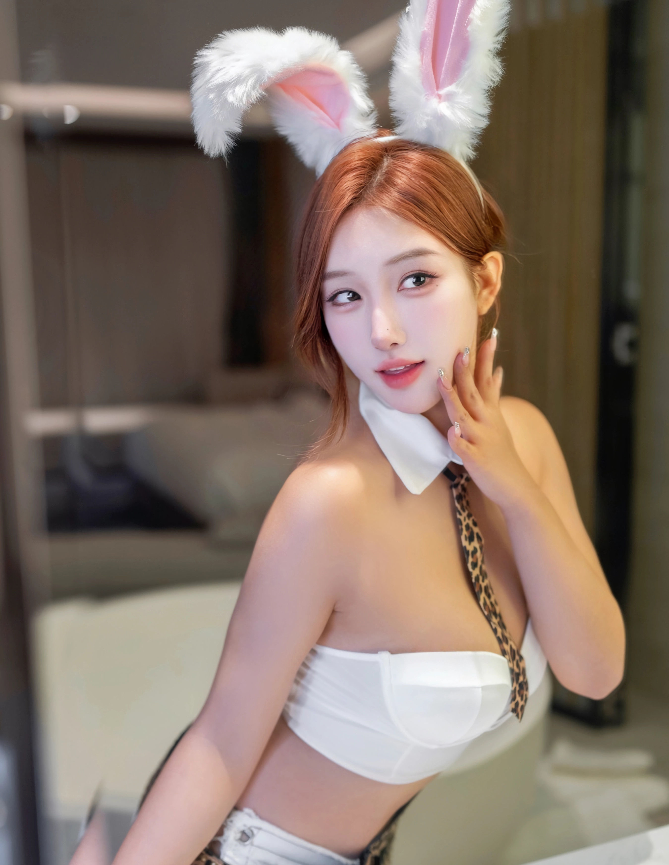 [XiuRen秀人网] No.11022 金允希Yuki 最新一期模特合集 性感豹纹内衣 [72张]插图