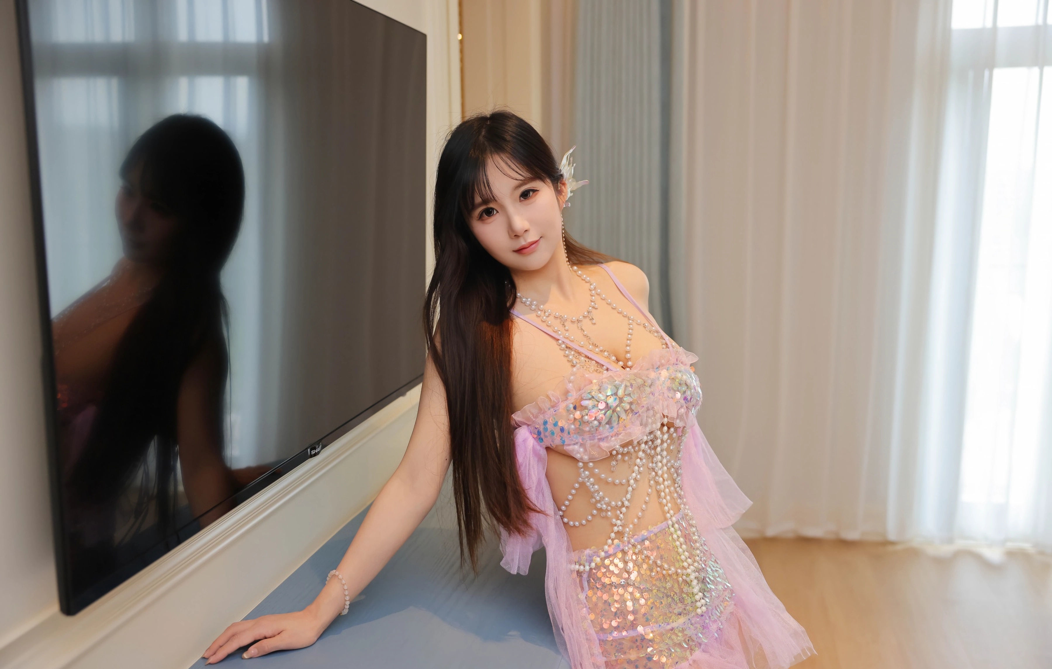 [XiuRen秀人网] No.11020 小肉肉咪 紫色内衣 性感写真 [70张]插图