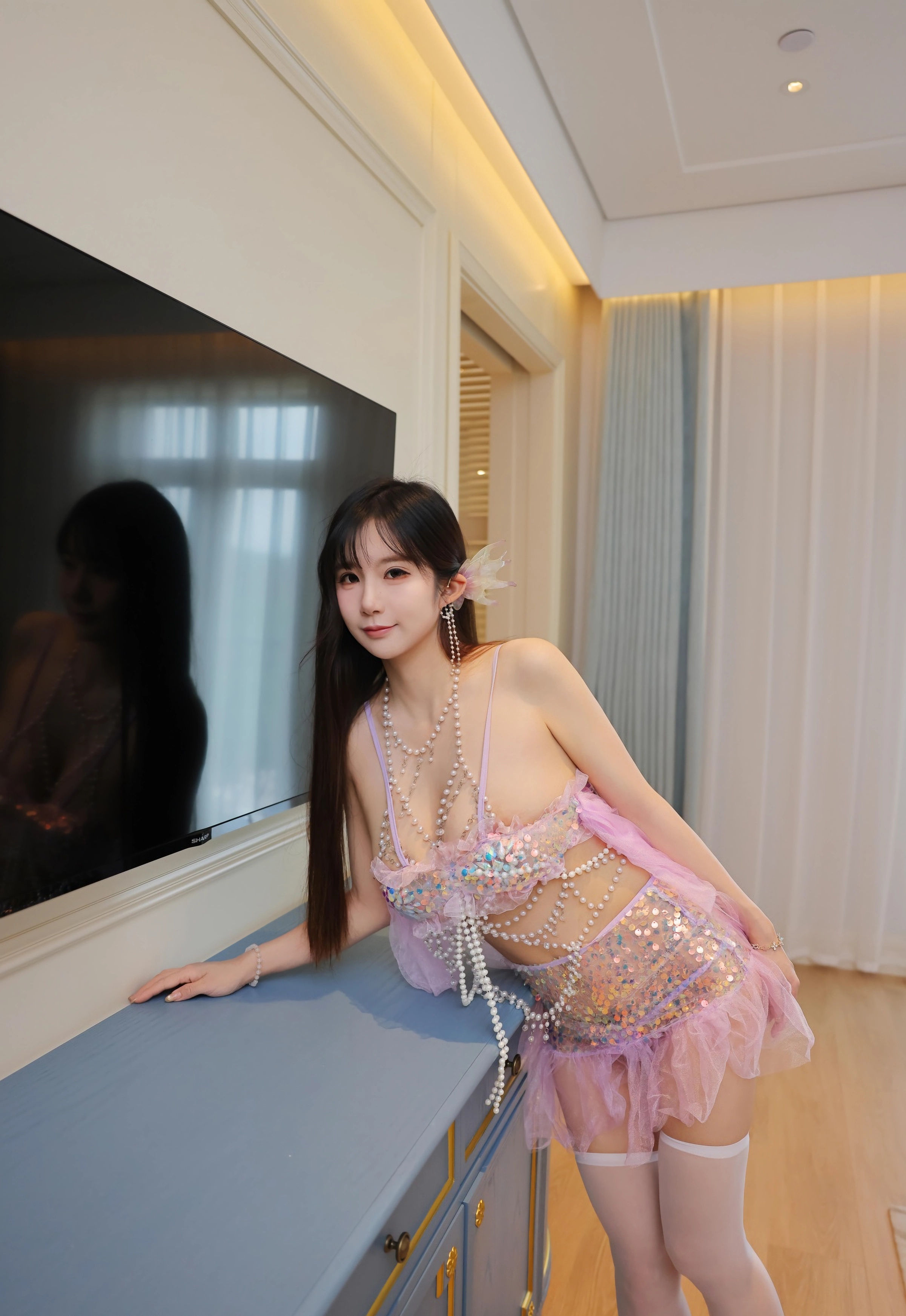 [XiuRen秀人网] No.11020 小肉肉咪 紫色内衣 性感写真 [70张]插图1