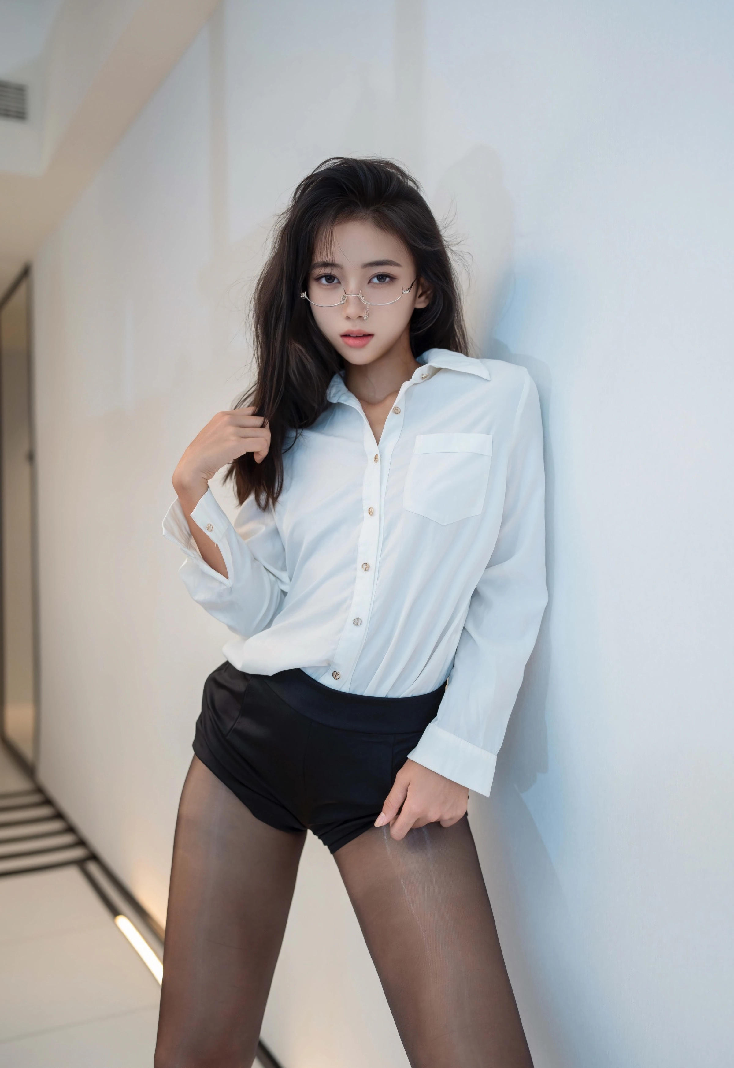 [XINGYAN星颜社] VOL.439 时安安 OL服饰 魅惑黑丝 性感写真 [80张]插图