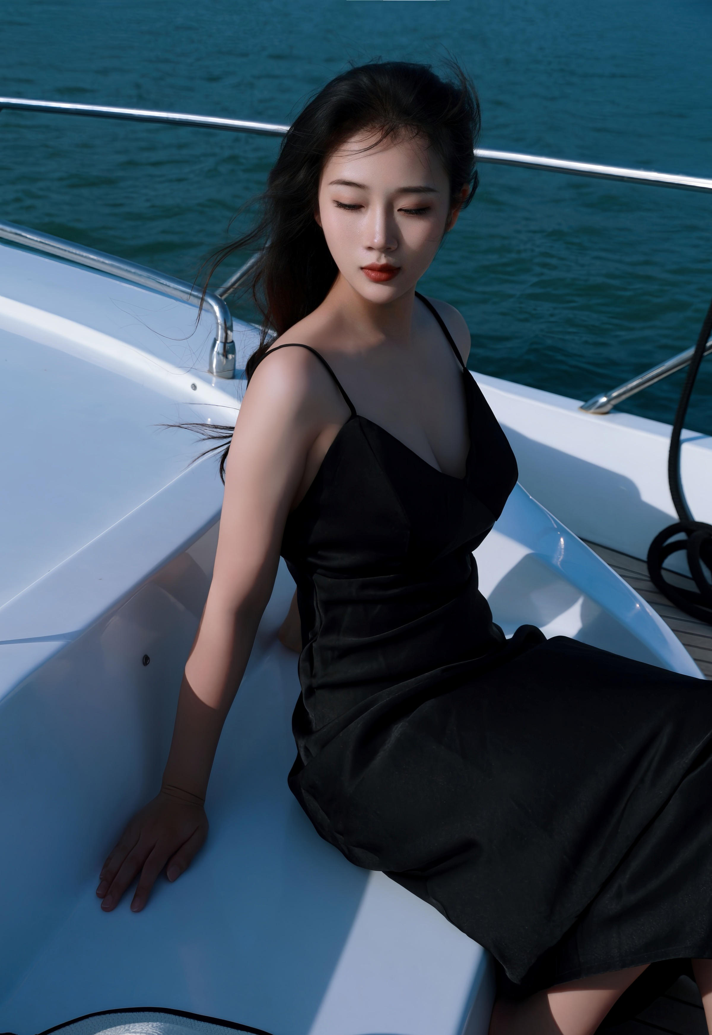 [XiuRen秀人网] No.11074 南乔 黑色连衣短裙 性感写真 [82张]插图