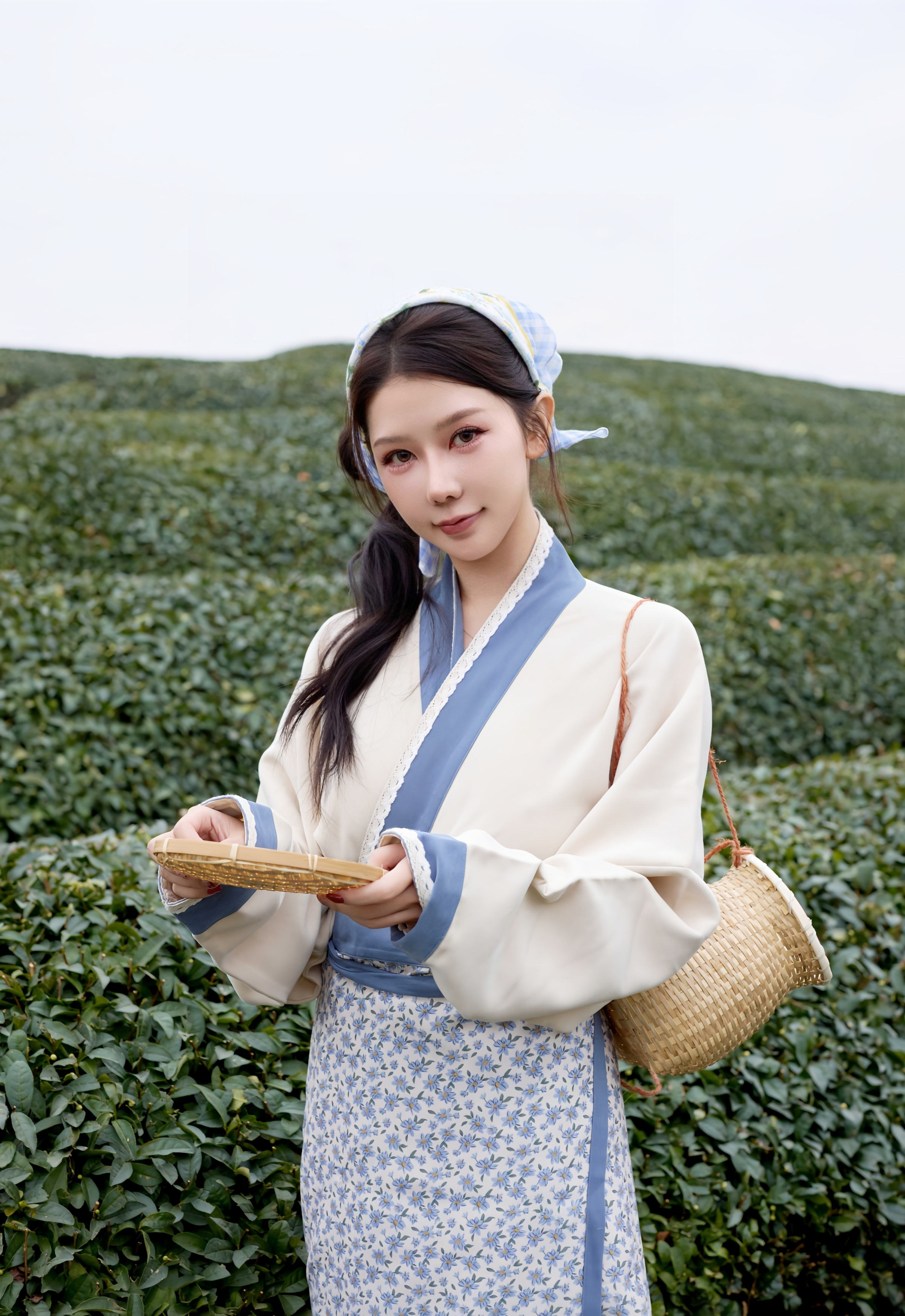 [XiuRen秀人网] No.11098 尹甜甜 采茶姑娘装扮 性感写真 [61张]插图1