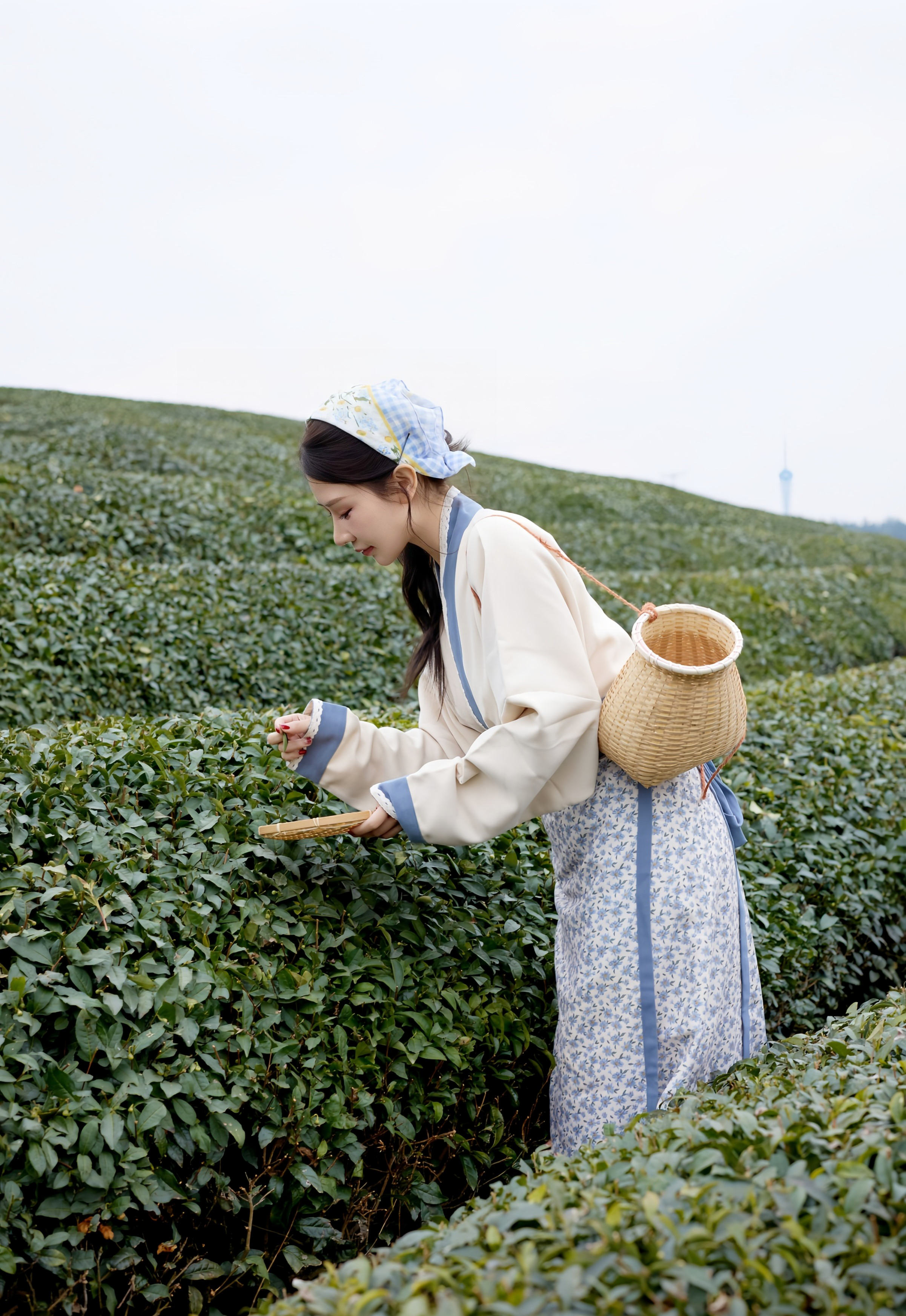 [XiuRen秀人网] No.11098 尹甜甜 采茶姑娘装扮 性感写真 [61张]插图1