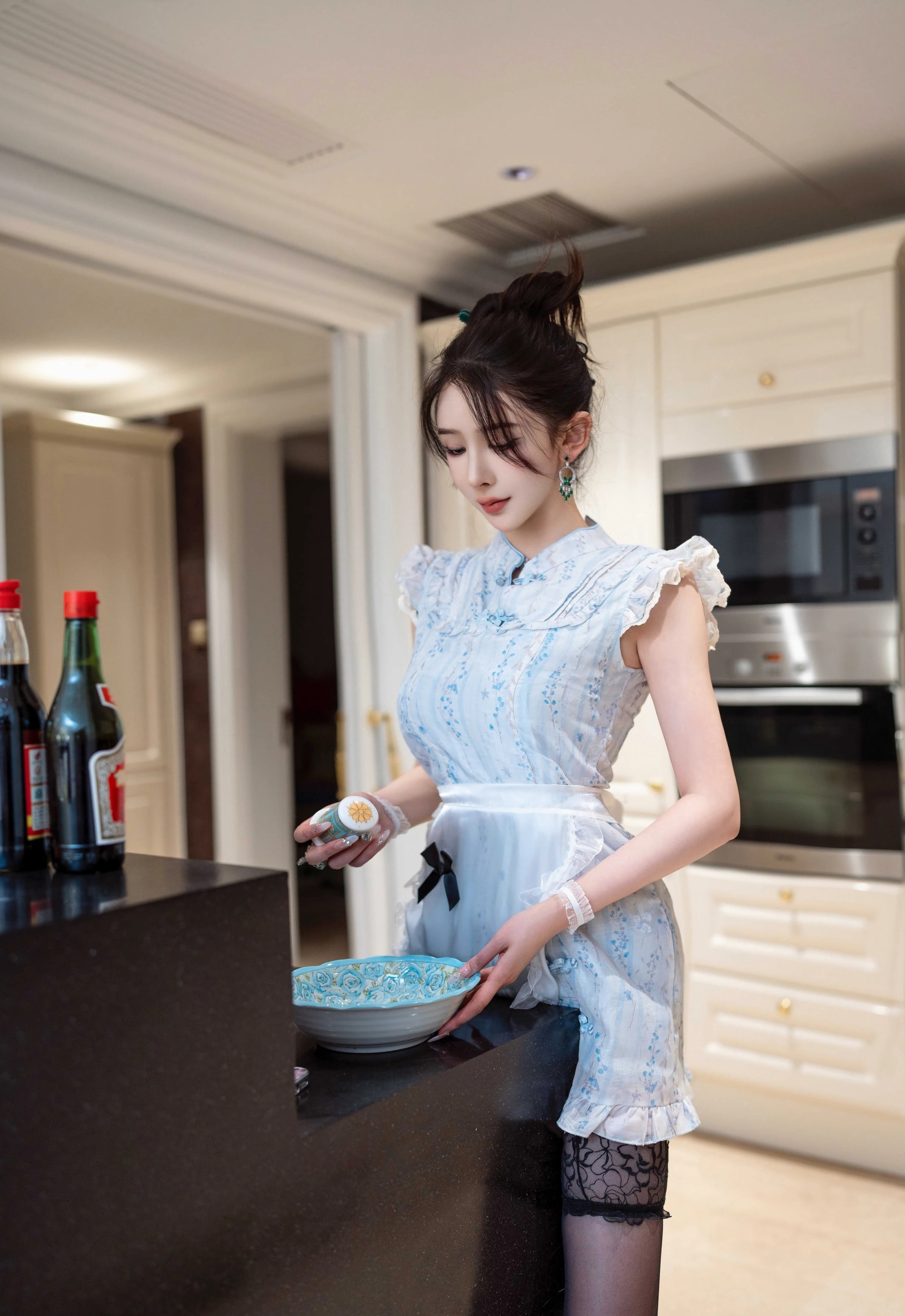 [XINGYAN星颜社] VOL.444 李丽莎 蓝色连衣短裙 性感写真 [72张]插图