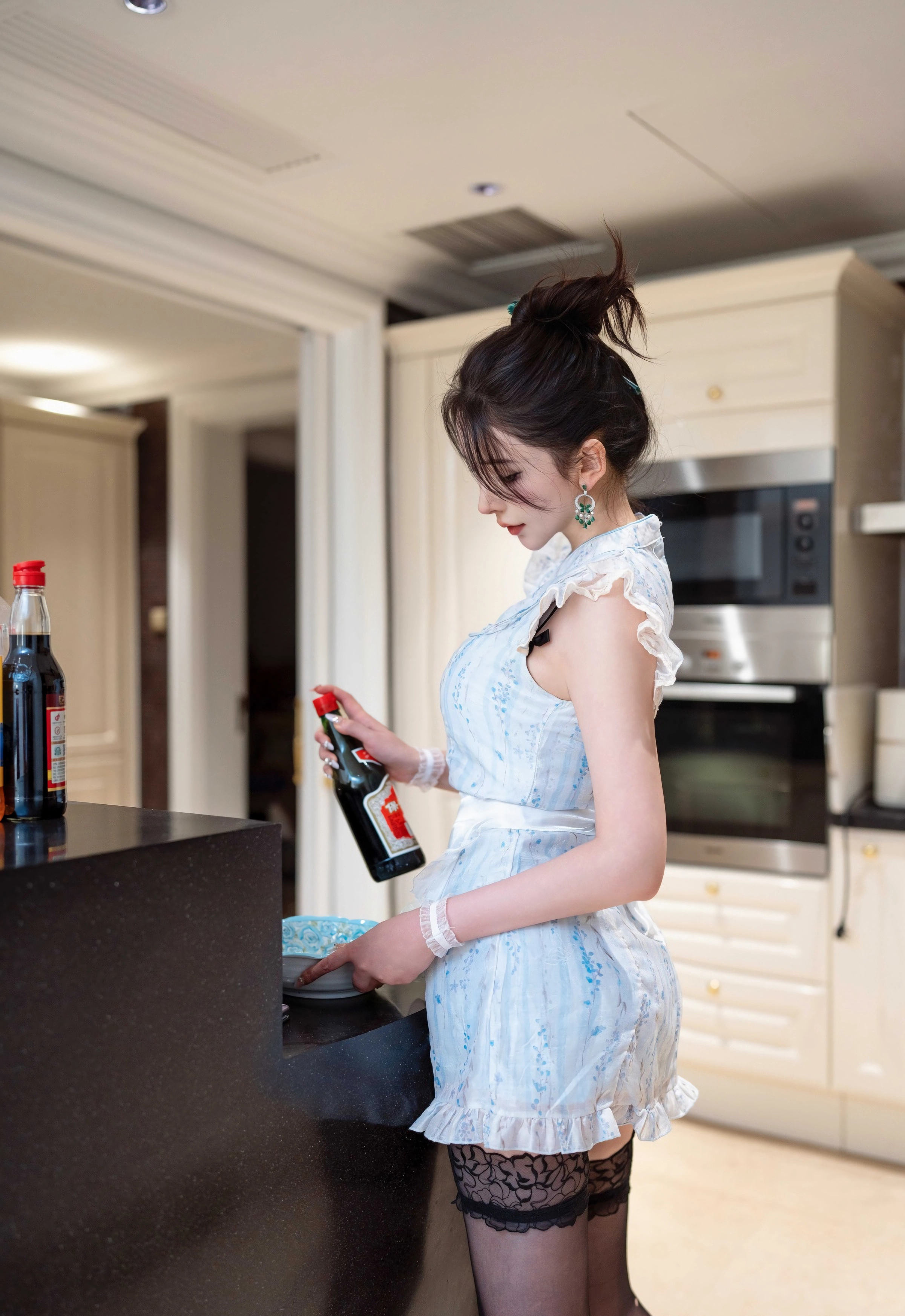 [XINGYAN星颜社] VOL.444 李丽莎 蓝色连衣短裙 性感写真 [72张]插图