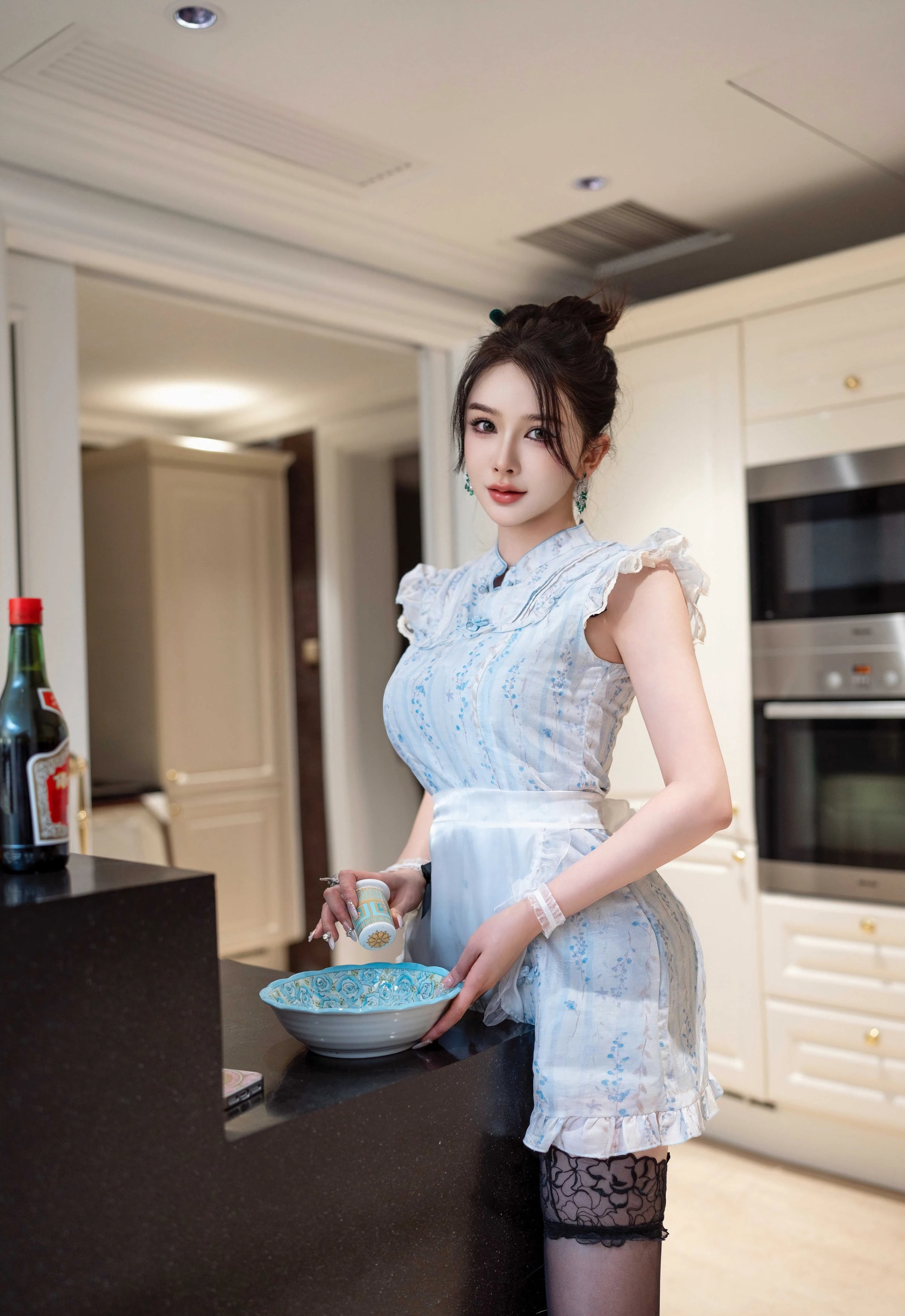 [XINGYAN星颜社] VOL.444 李丽莎 蓝色连衣短裙 性感写真 [72张]插图1