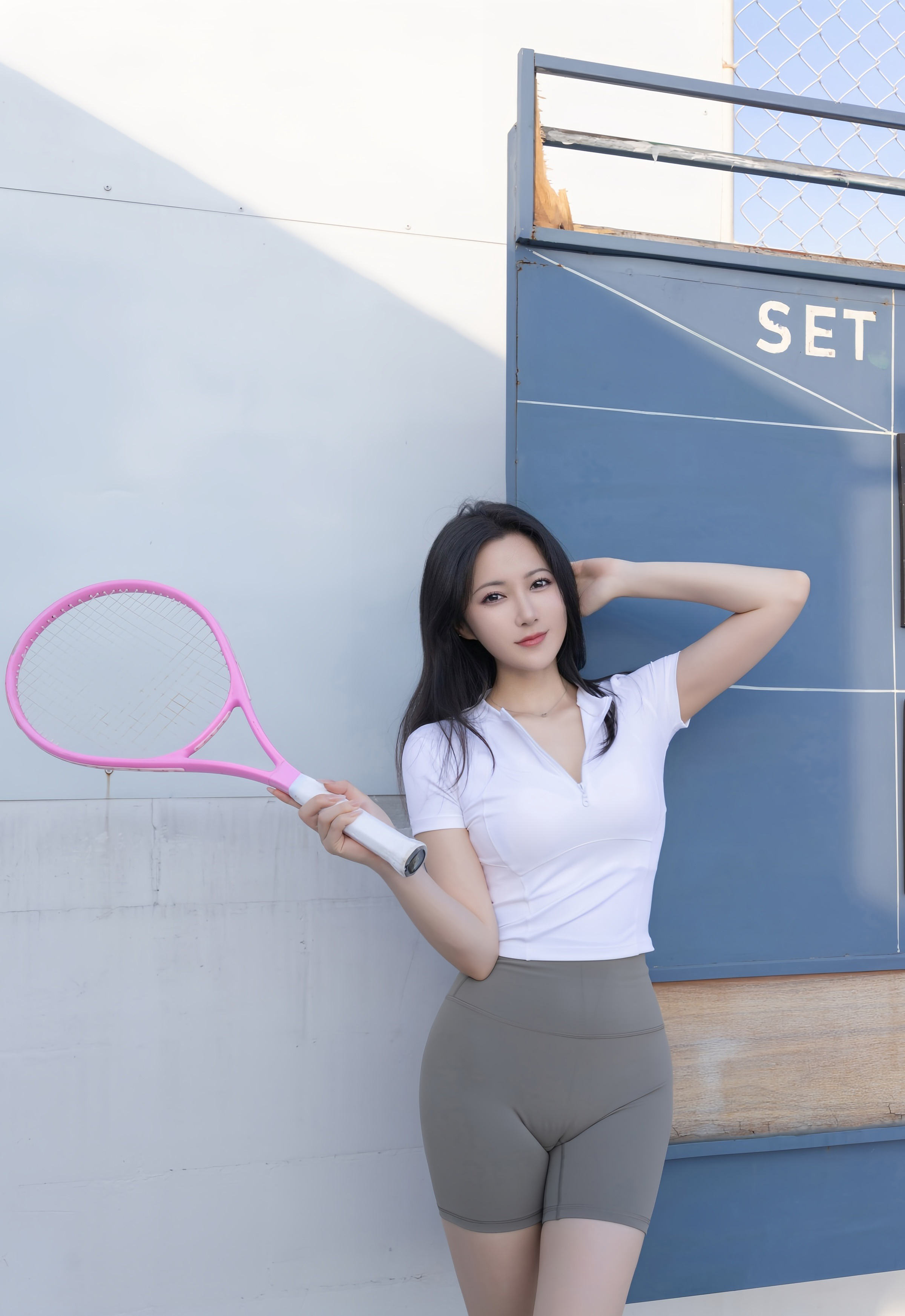 [XiuRen秀人网] No.11106 鱼子酱Fish 网球场景拍摄 珠海旅拍写真 [78张]插图1