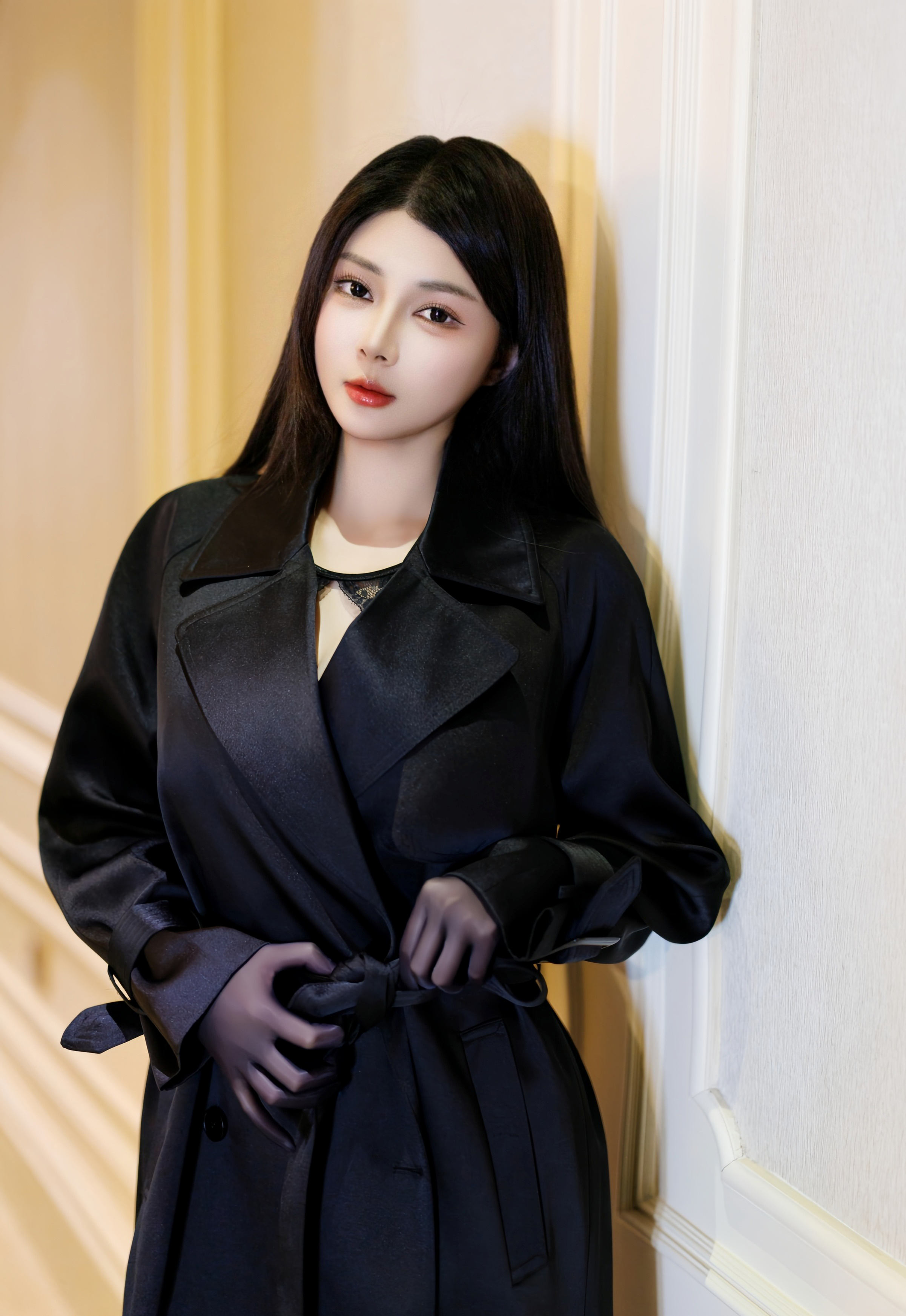 [XiuRen秀人网] No.11114 凯竹法师～ 黑色内衣 魅惑黑丝 性感写真 [81张]插图