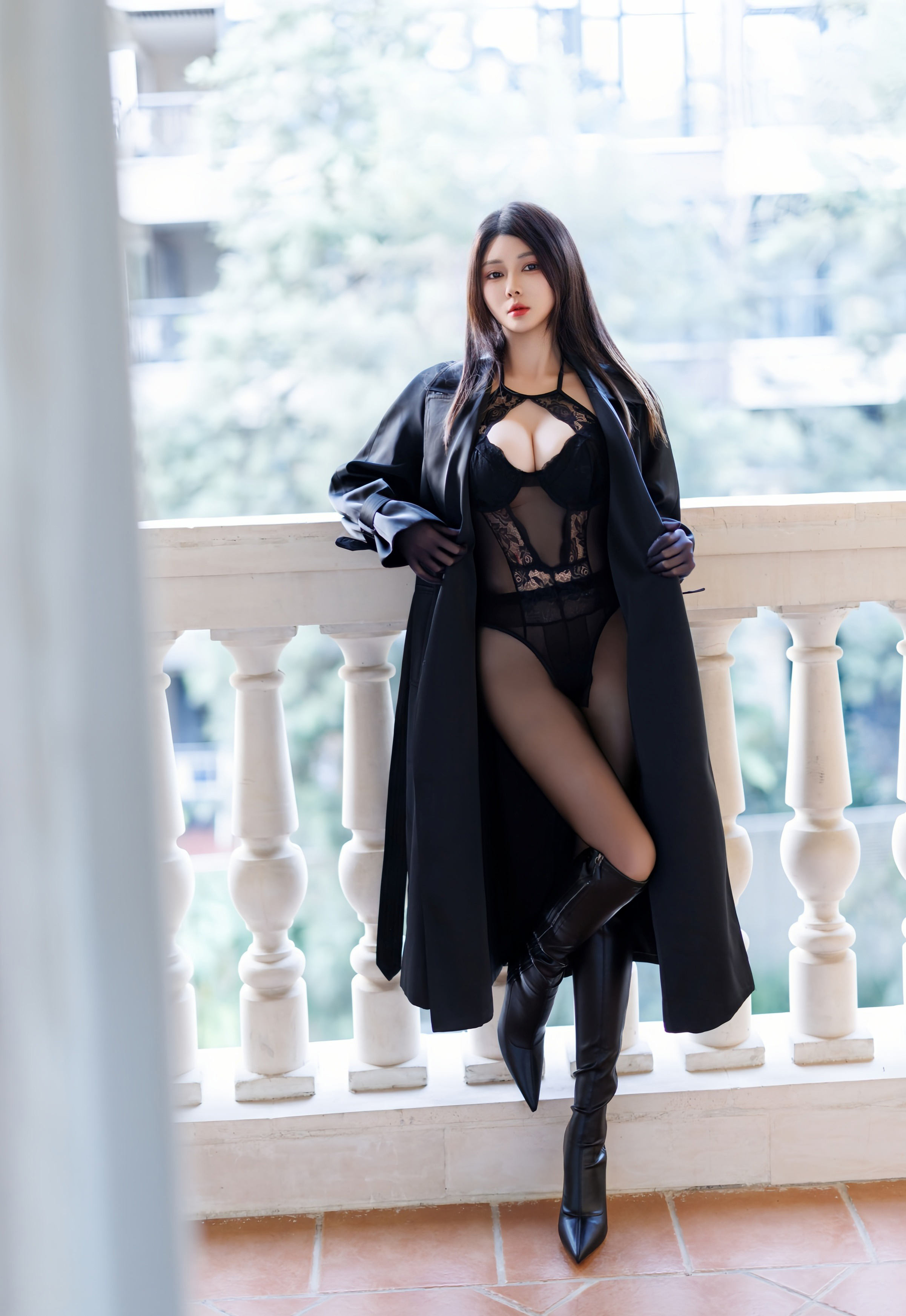 [XiuRen秀人网] No.11114 凯竹法师～ 黑色内衣 魅惑黑丝 性感写真 [81张]插图1