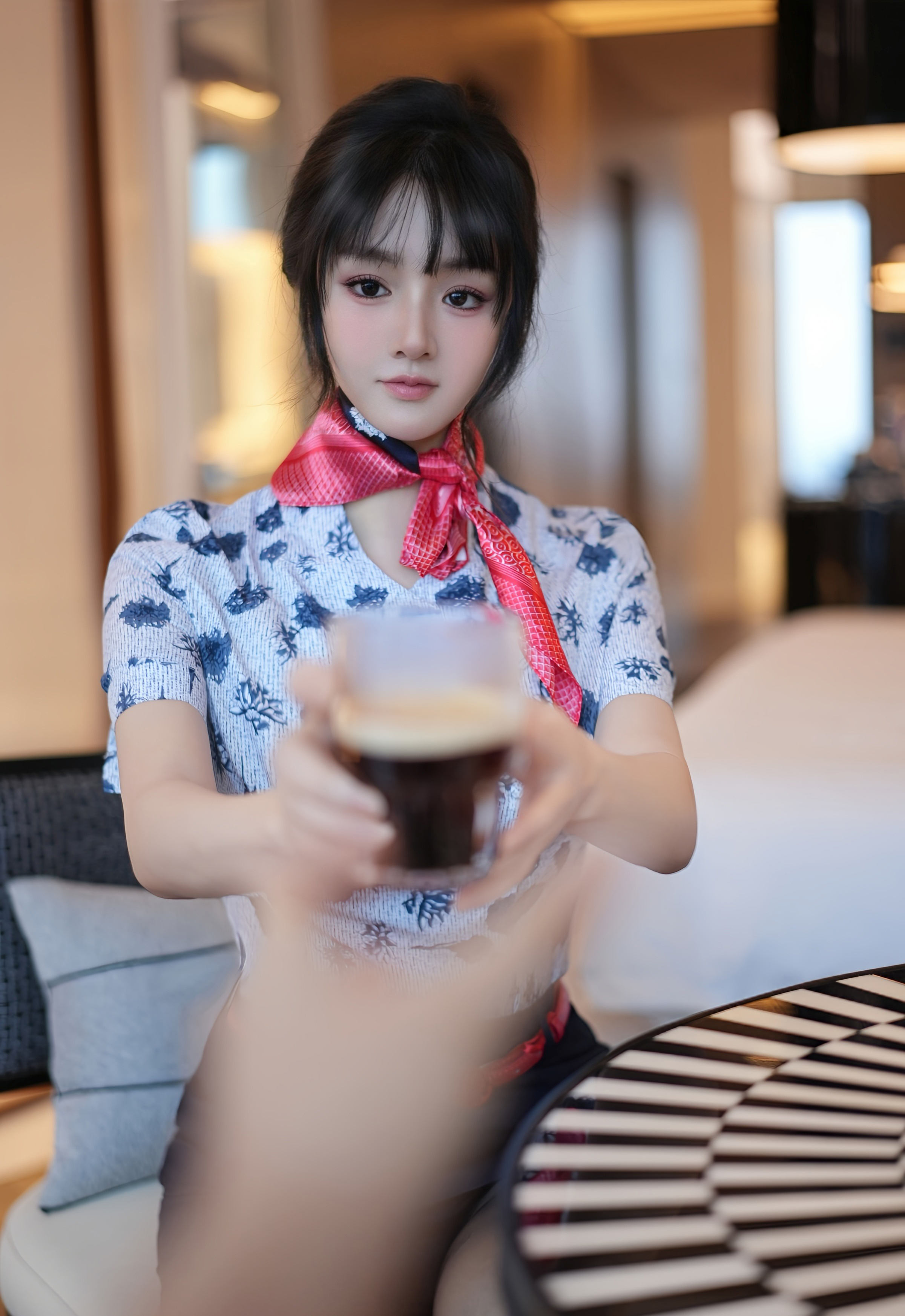 [XiuRen秀人网] No.11115 沈南汐RuRu 空姐制服诱惑 性感写真 [80张]插图1