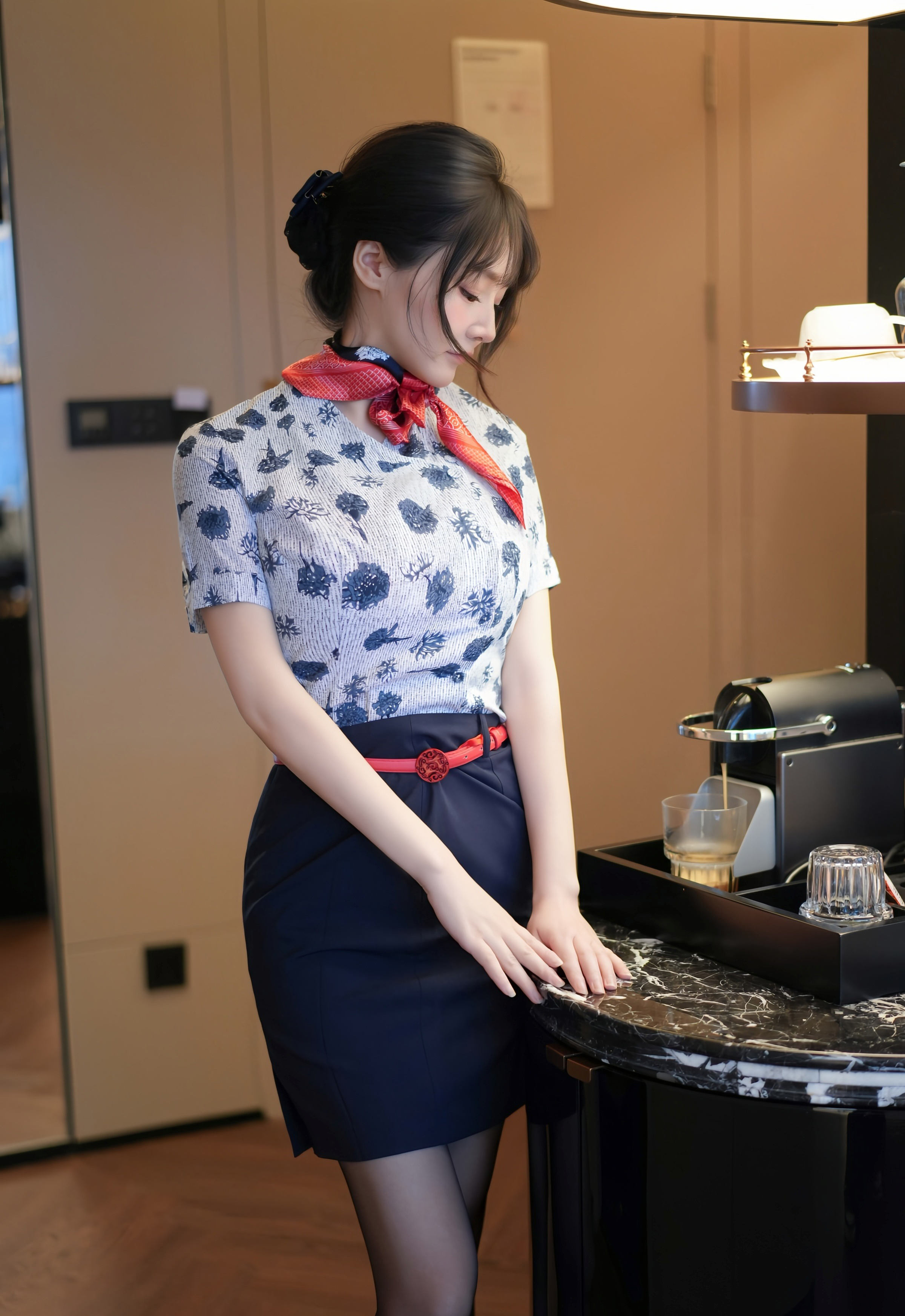 [XiuRen秀人网] No.11115 沈南汐RuRu 空姐制服诱惑 性感写真 [80张]插图