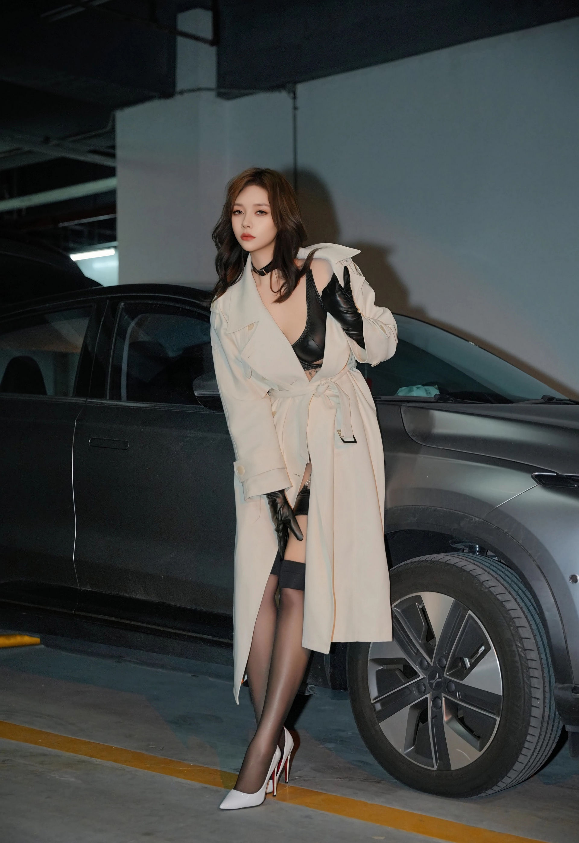 [XiuRen秀人网] No.11176 娜比 黑色内衣 魅惑黑丝 性感写真 [71张]插图1