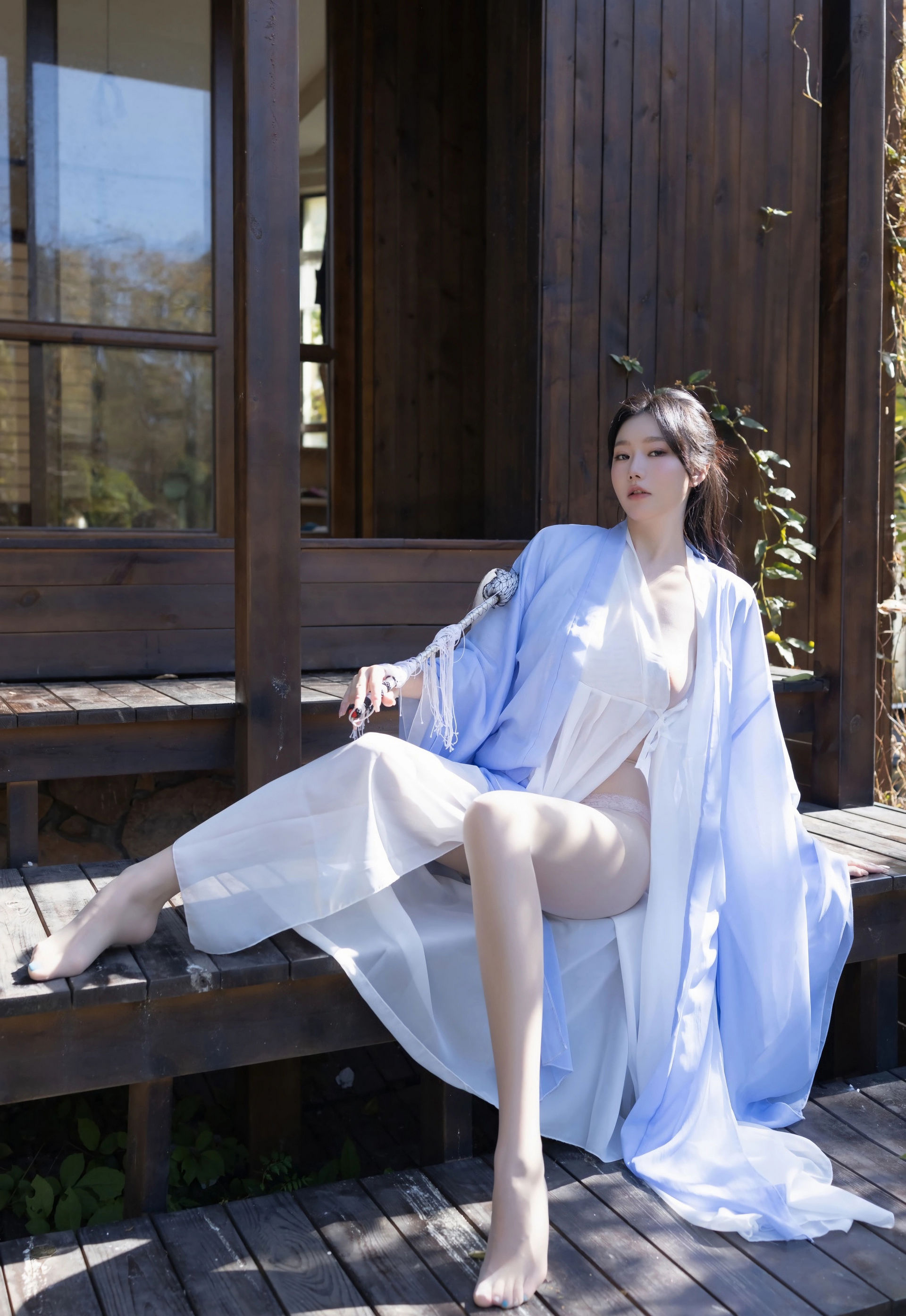 [XiuRen秀人网] No.11178 安然anran 性感道姑装扮 诱人肉色丝袜 西安旅拍写真 [74张]插图1