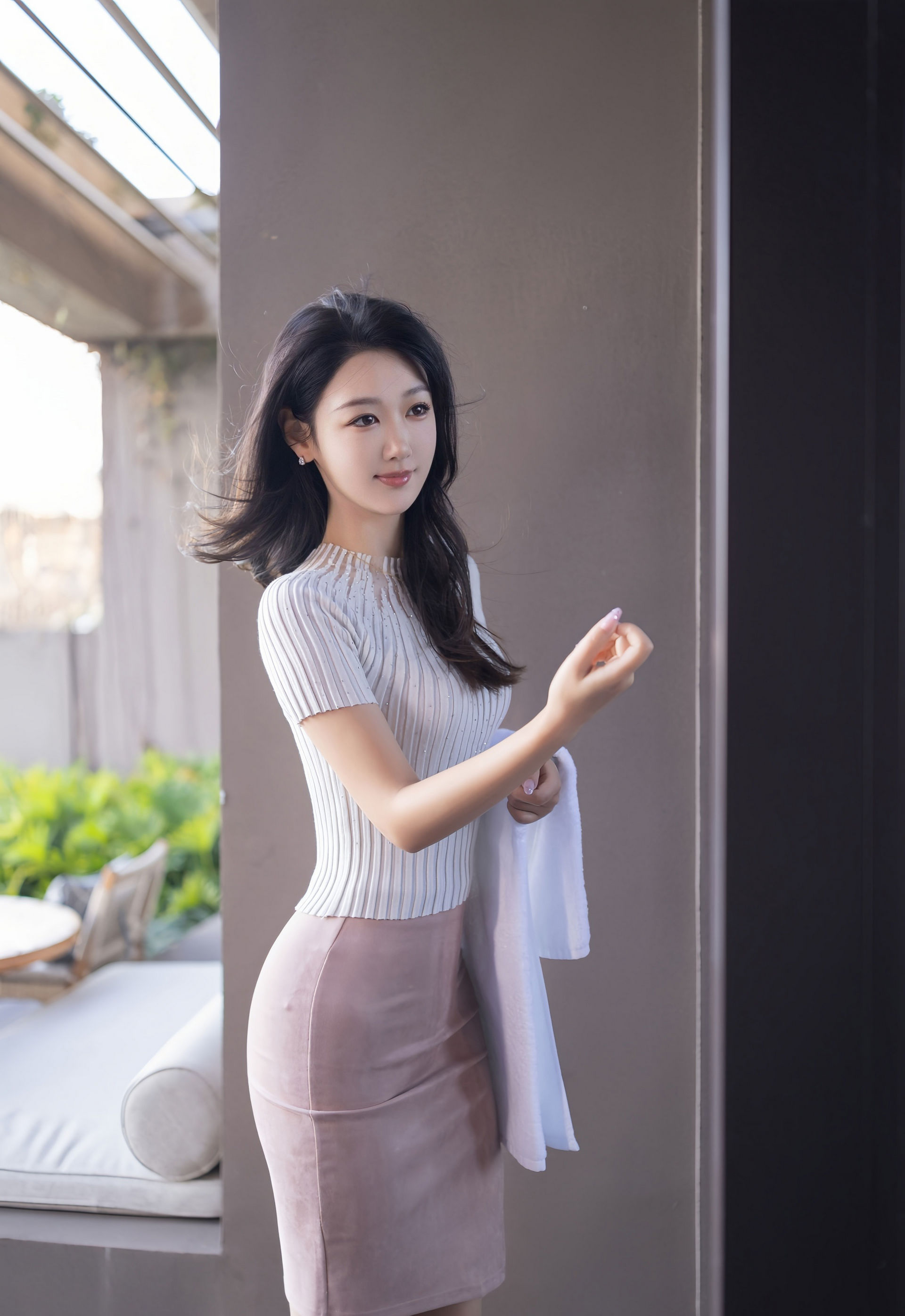 [XiuRen秀人网] No.11195 唐安琪 粉色内衣 肉色丝袜 性感写真 [75张]插图