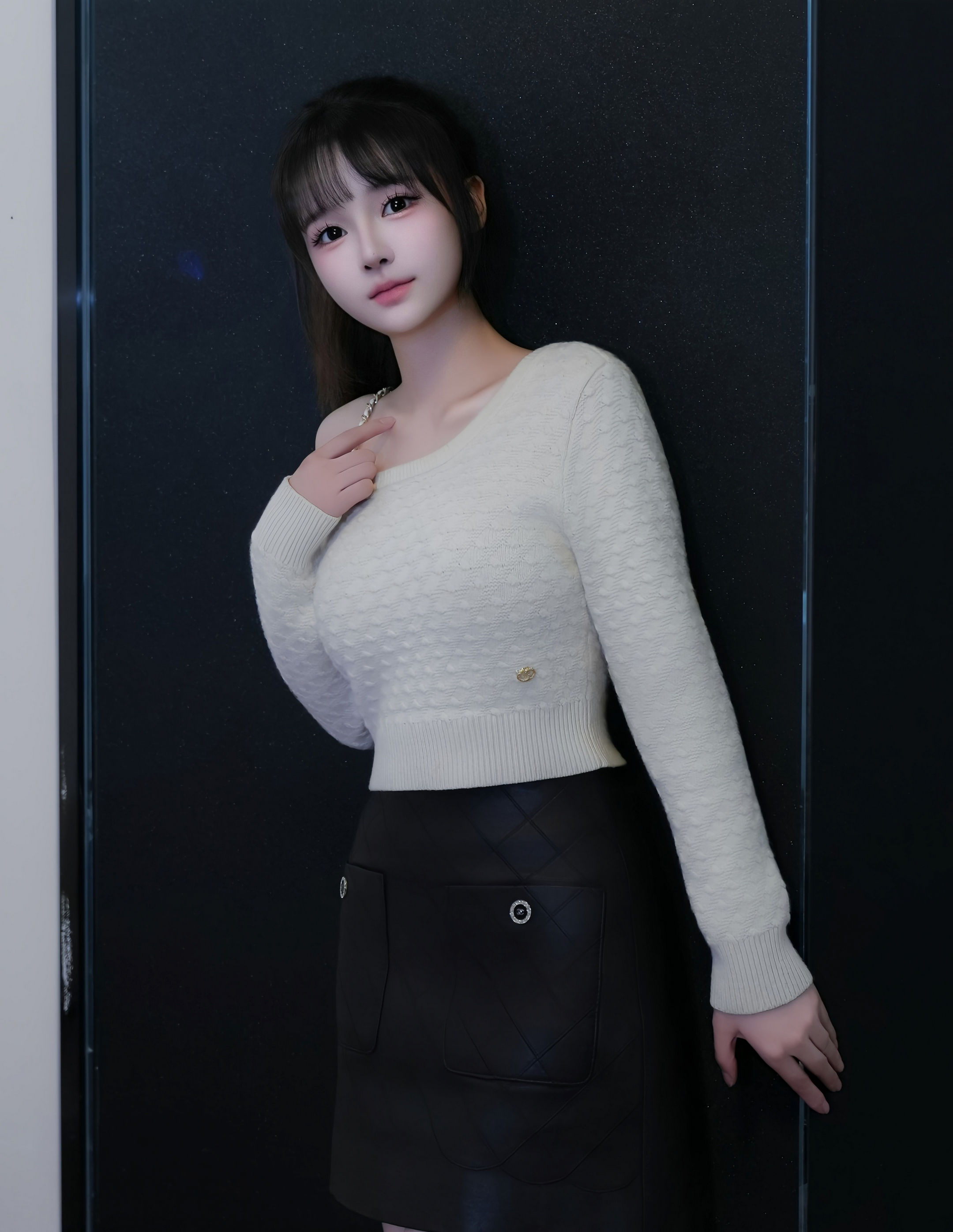 [XiuRen秀人网] No.11254 沈蜜儿 白色T恤 魅惑黑丝 性感写真 [65张]插图1