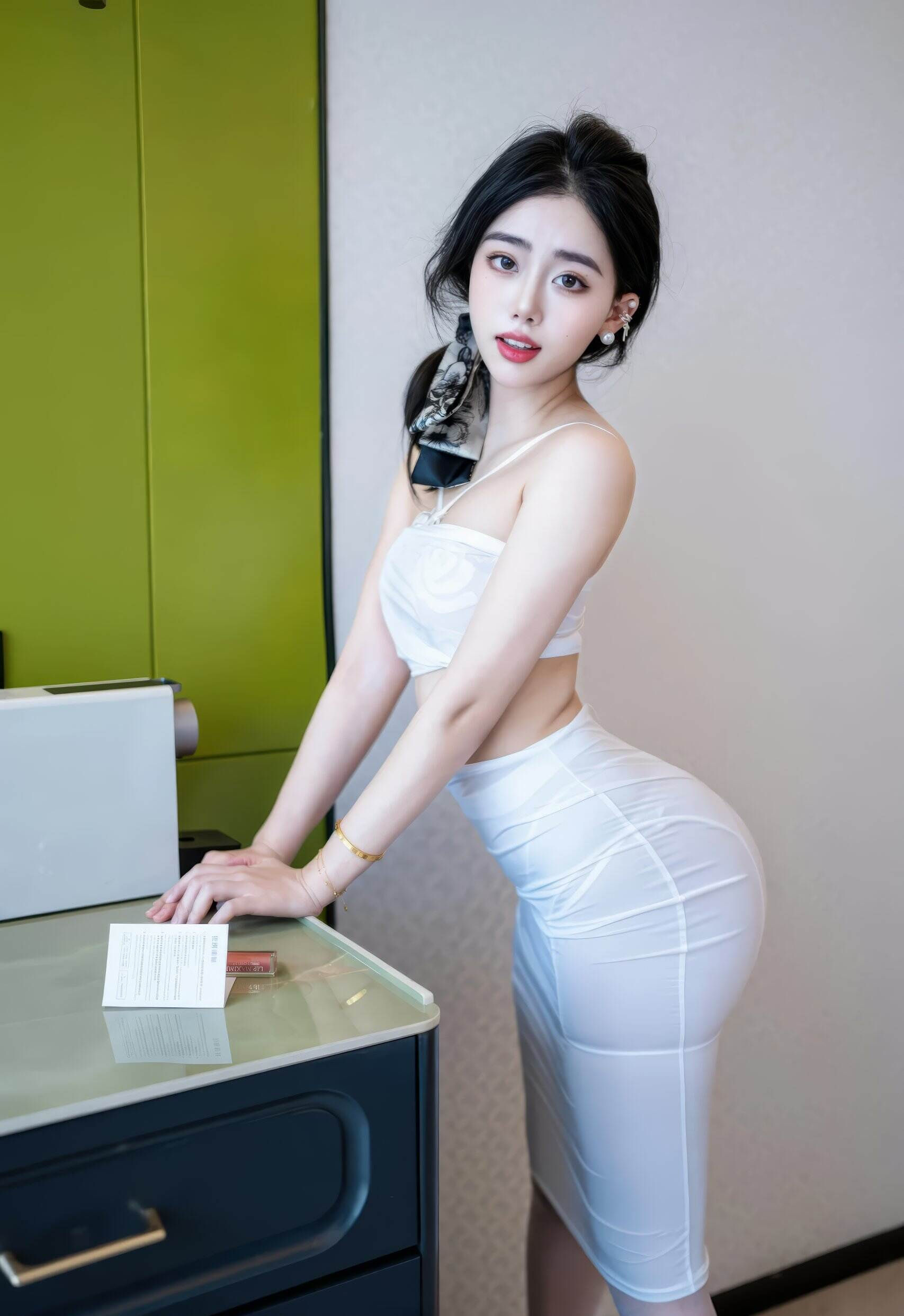 [XINGYAN星颜社] VOL.459 阮福福 白色长裙 白色丝袜 性感写真 [75张]插图1