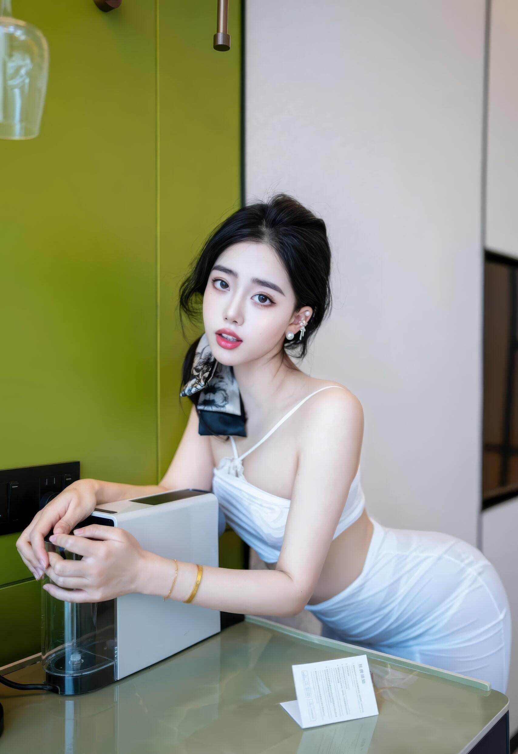 [XINGYAN星颜社] VOL.459 阮福福 白色长裙 白色丝袜 性感写真 [75张]插图1