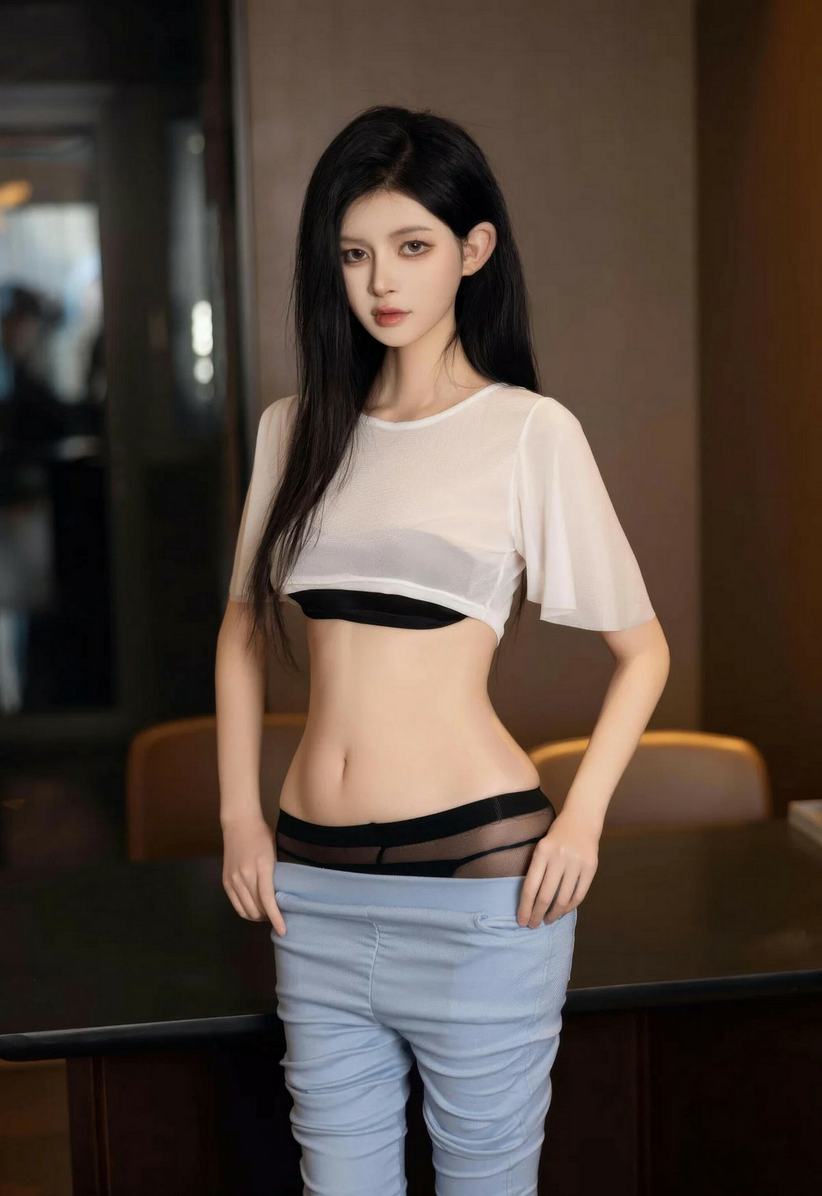 [XiuRen秀人网] No.11318 沈如斯 黑色内衣 性感写真 [66张]插图