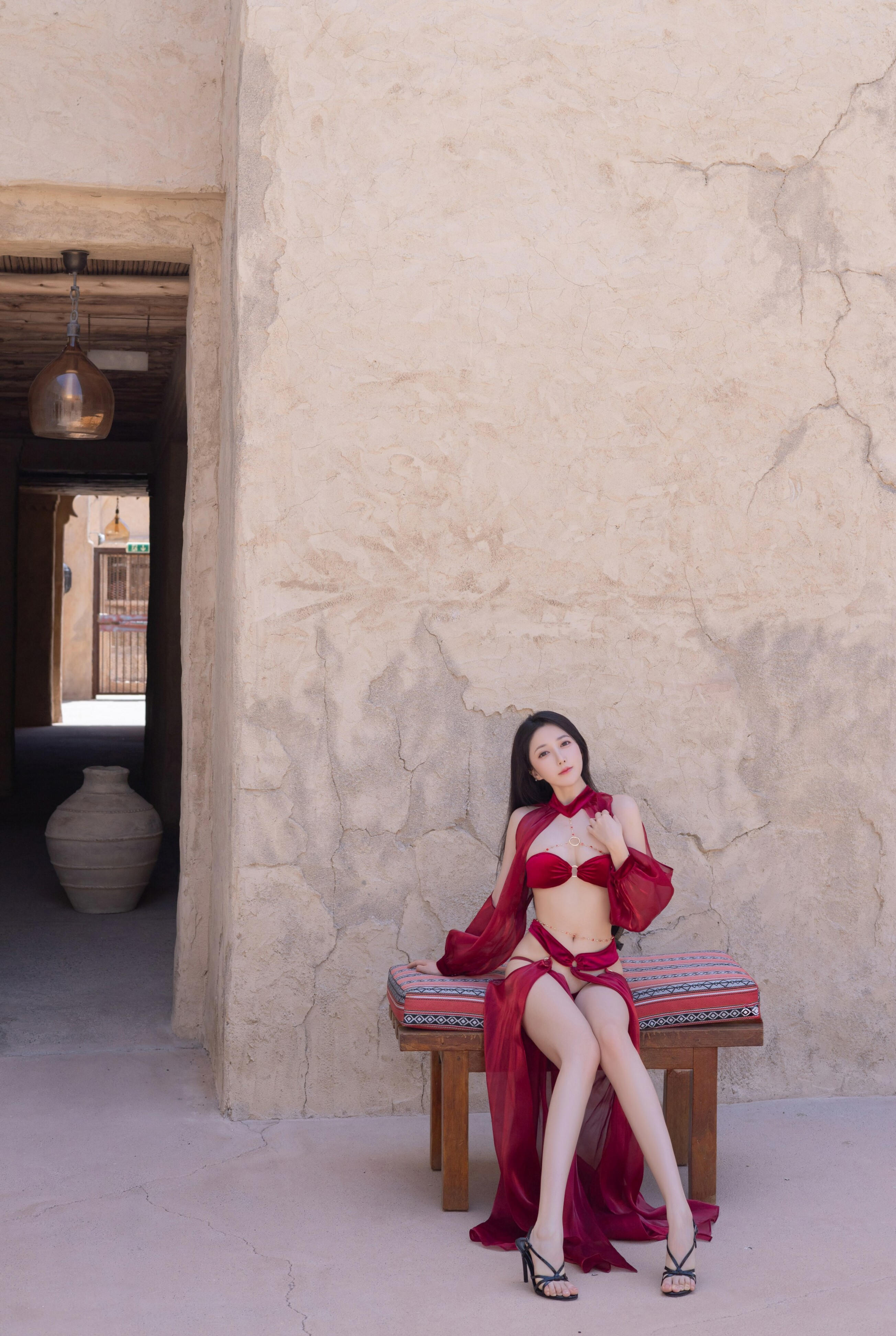 秀人网鱼子酱Fish 魅惑私拍写真 惊红之舞